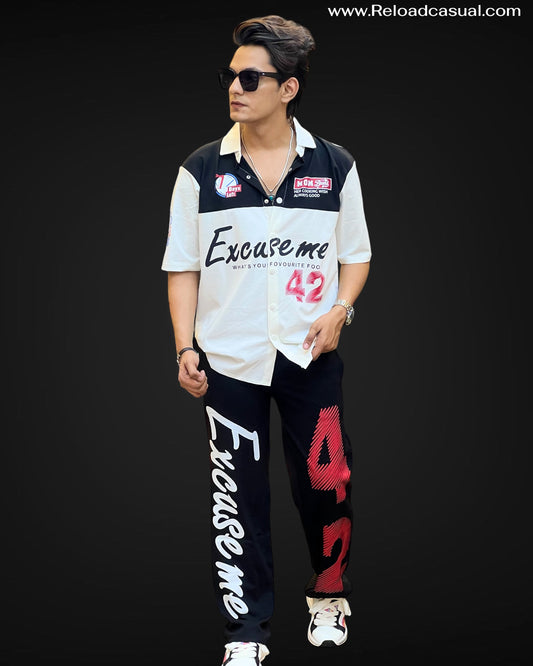 Edgy Street Style Racing Tracksuit