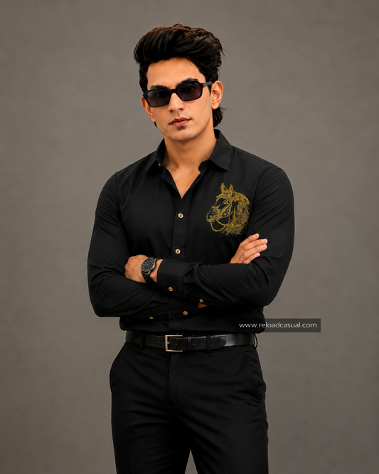 Elite Arabian Horse Head Diamond Lachka Shirt