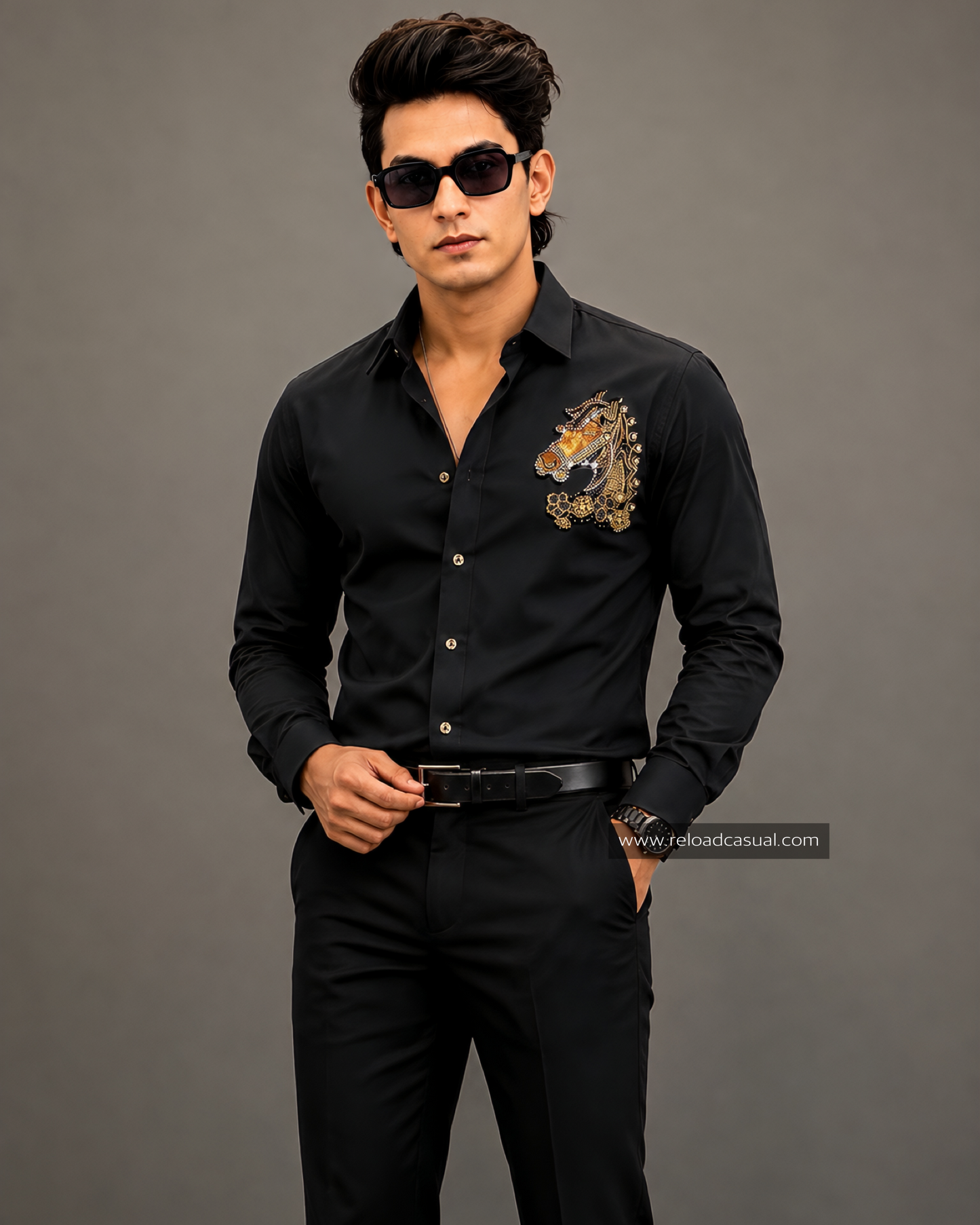 Elite Horse  Pattern Diamond Lachka Shirt