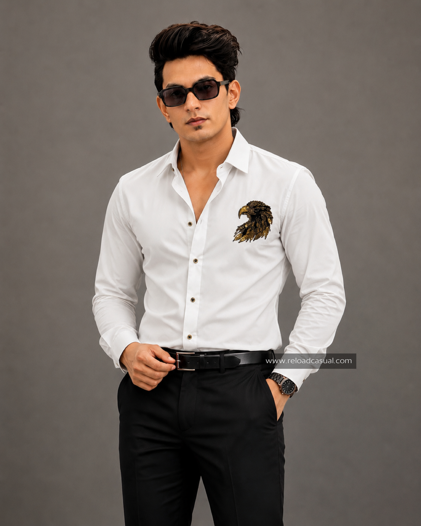 Elite Eagal Head Diamond Patch Lachka Shirt