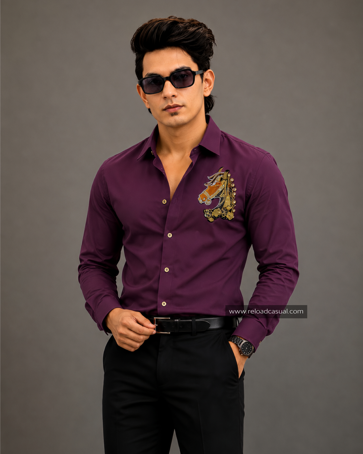 Elite Horse  Pattern Diamond Lachka Shirt