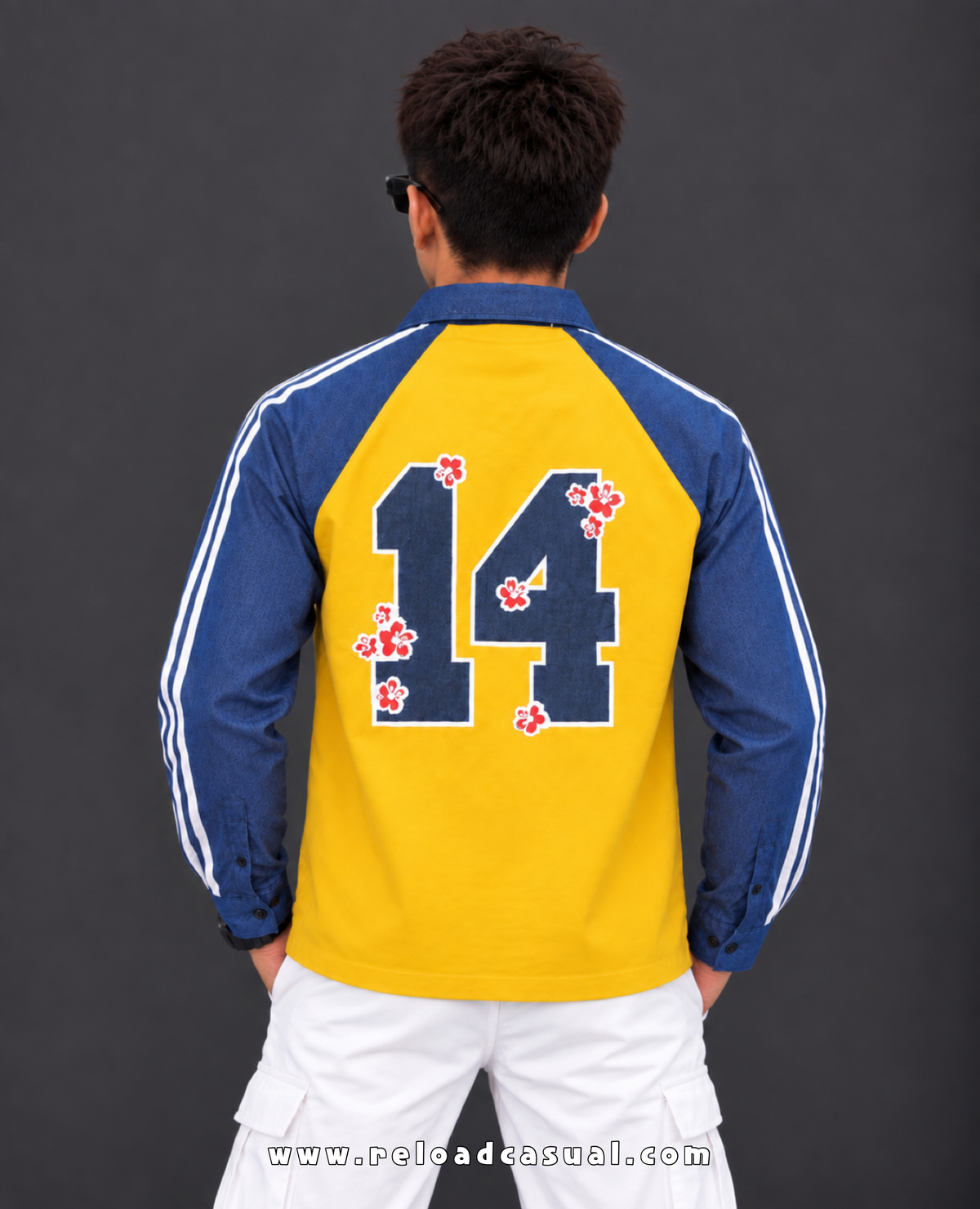 Men's Retro Bloom Varsity Shirt