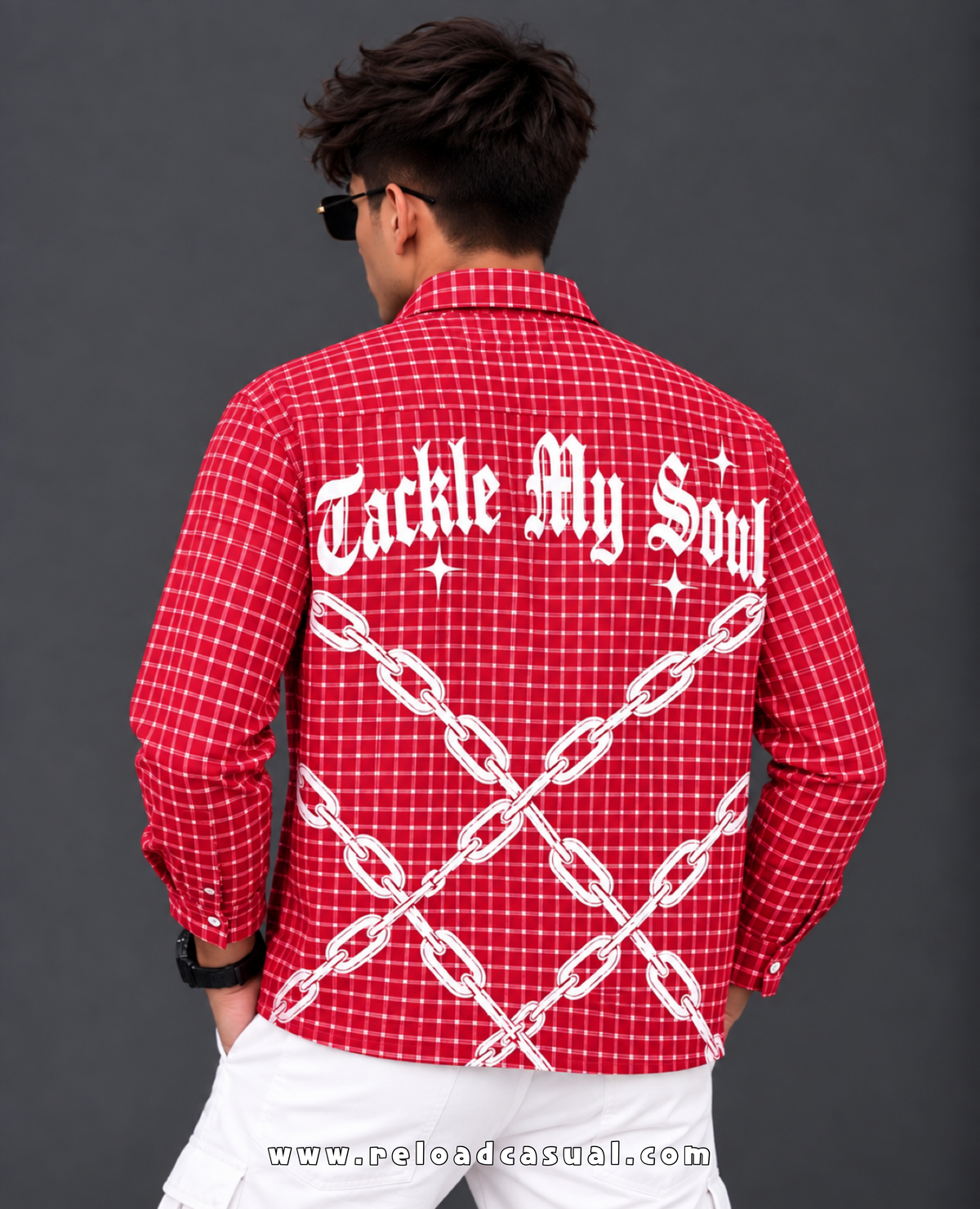 Savage Grid Zipper Shirt