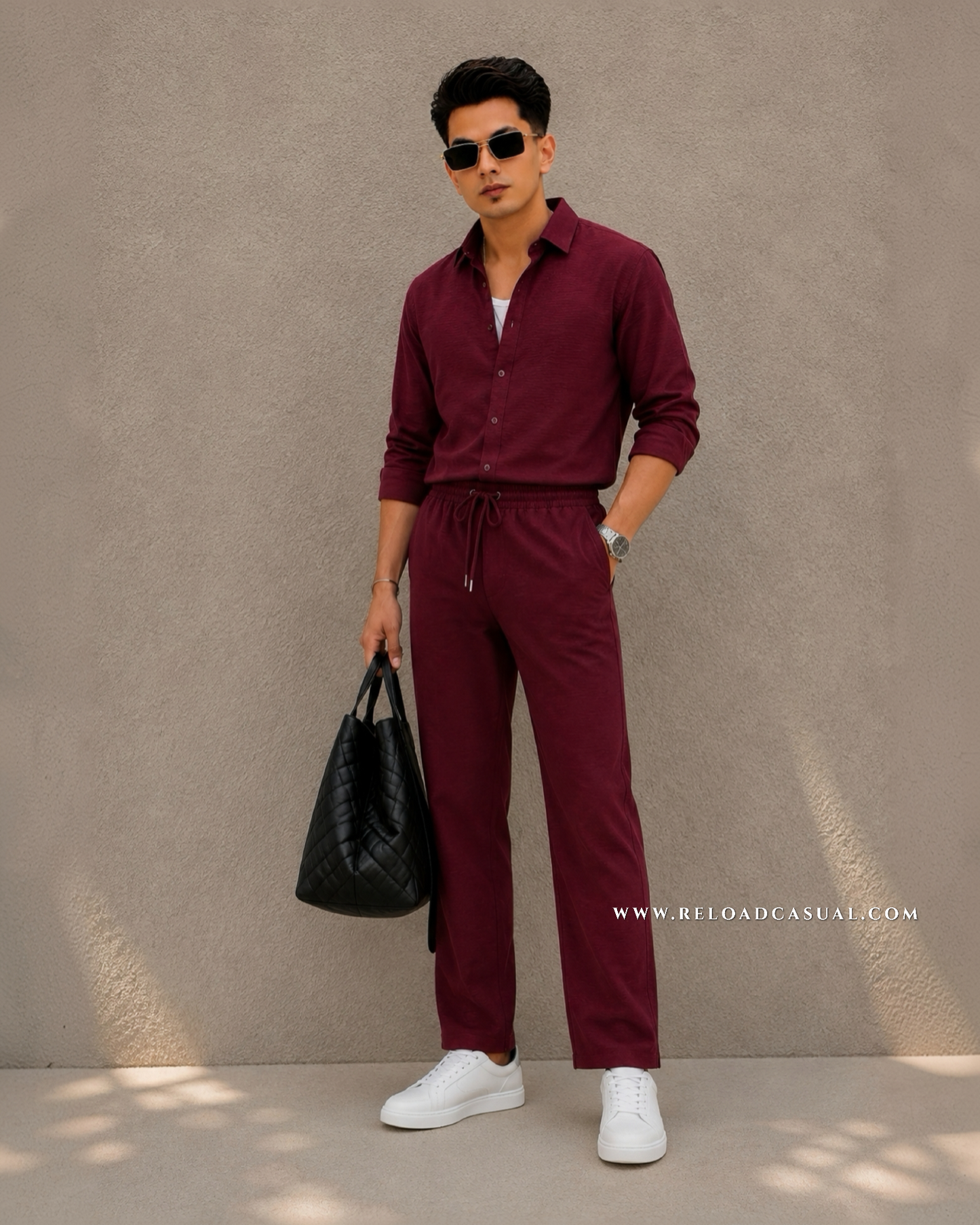Mens Soft Lightweight Casual Relax Fit Tracksuit
