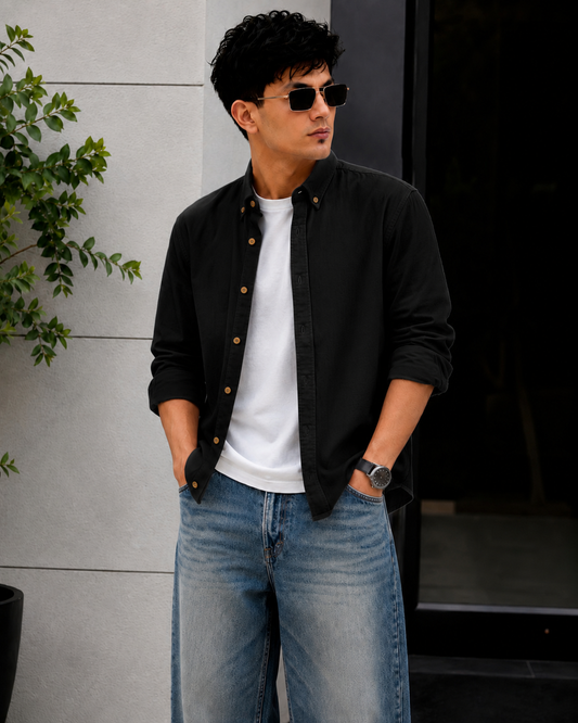 Italian Fit Corduroy Shirt