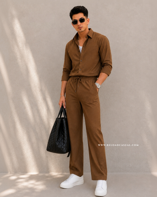 Mens Soft Lightweight Casual Relax Fit Tracksuit