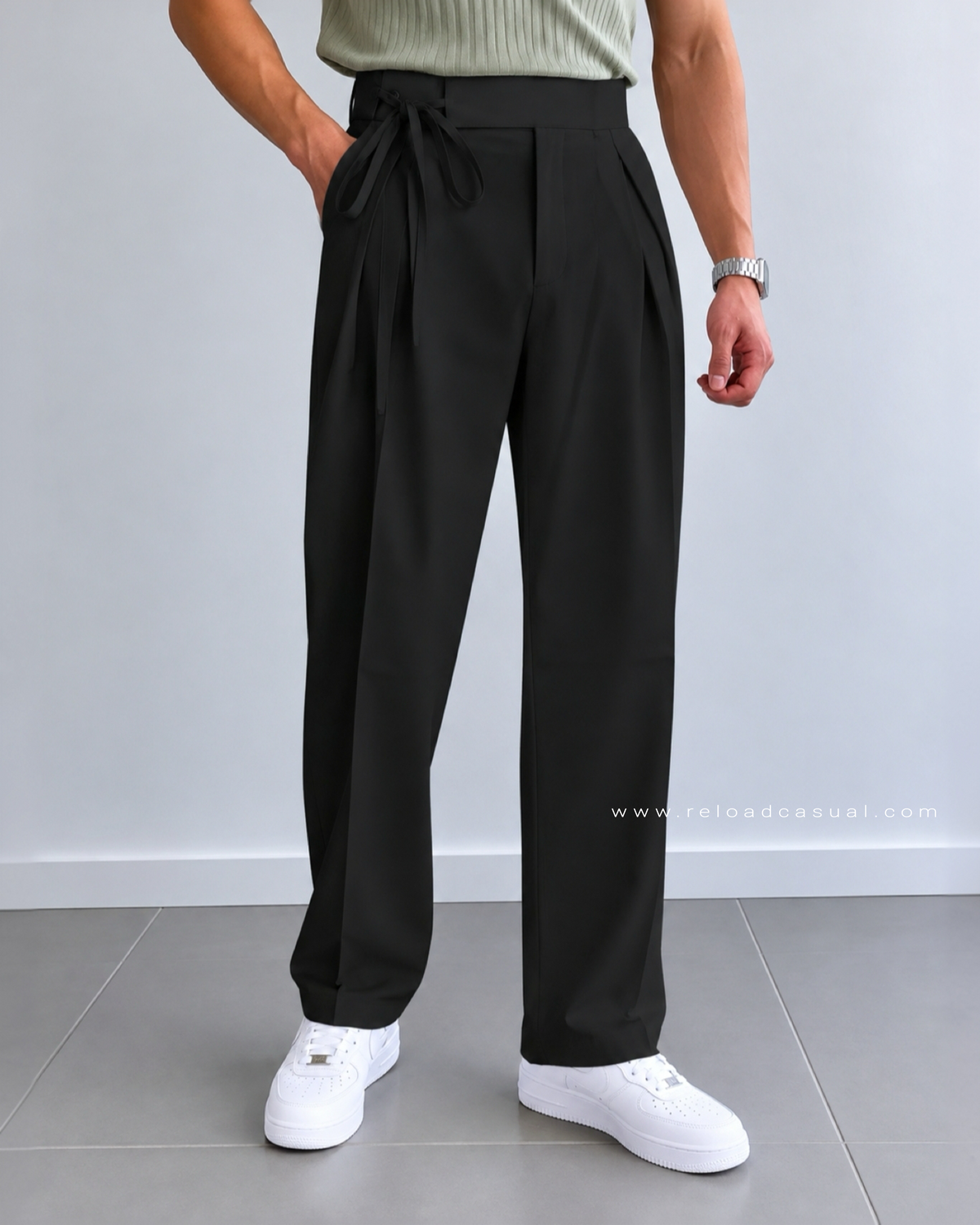 Men's Korean Waist Drawstring Pant