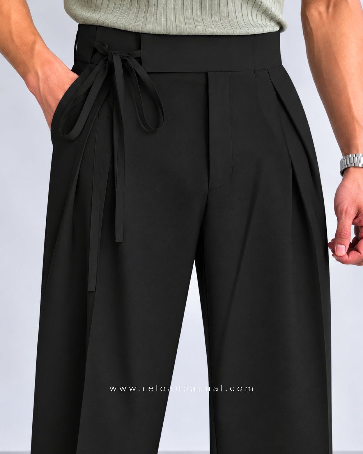 Men's Korean Waist Drawstring Pant