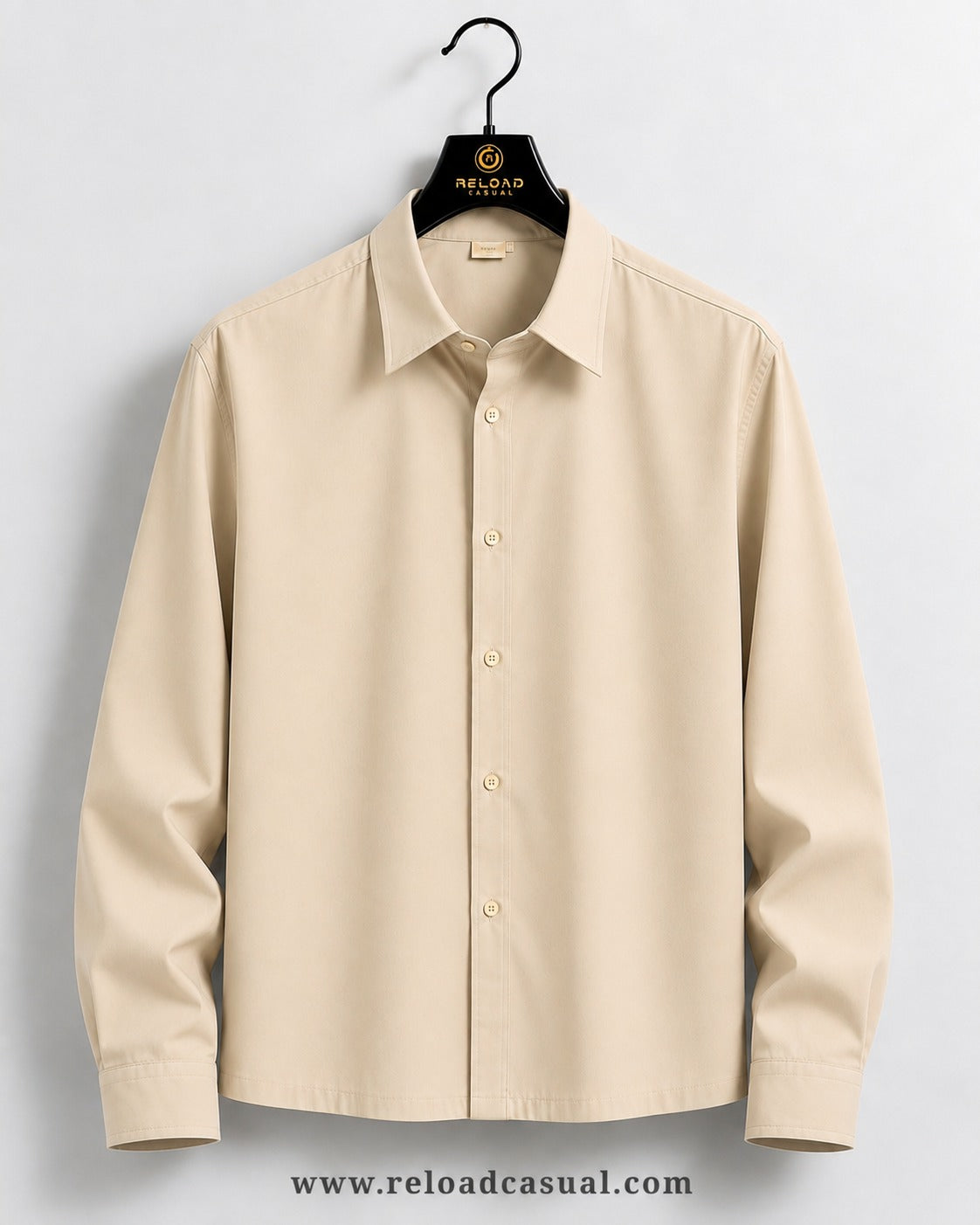Men's Premium Boxy Fit Plain Shirt