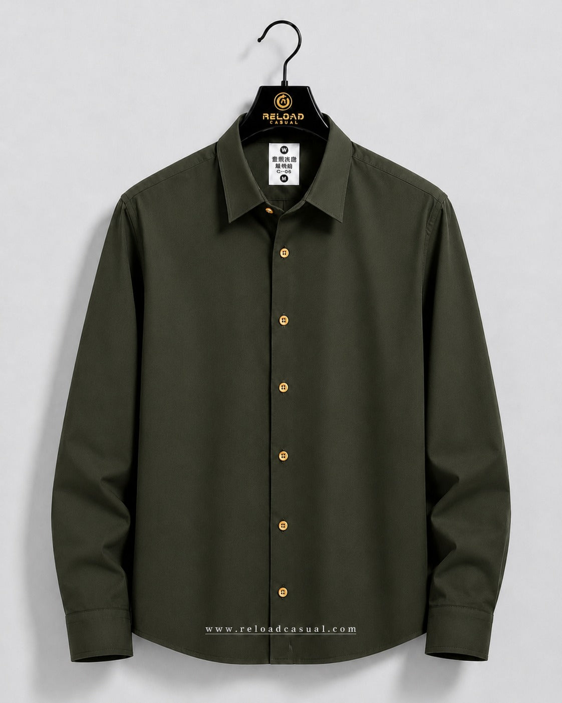 Premium Plain Slim Fit Shirt