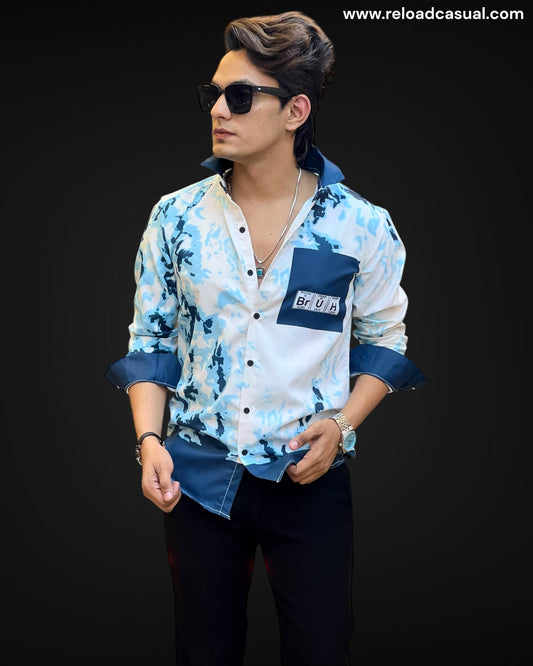 Frozen Wave Casual Shirt