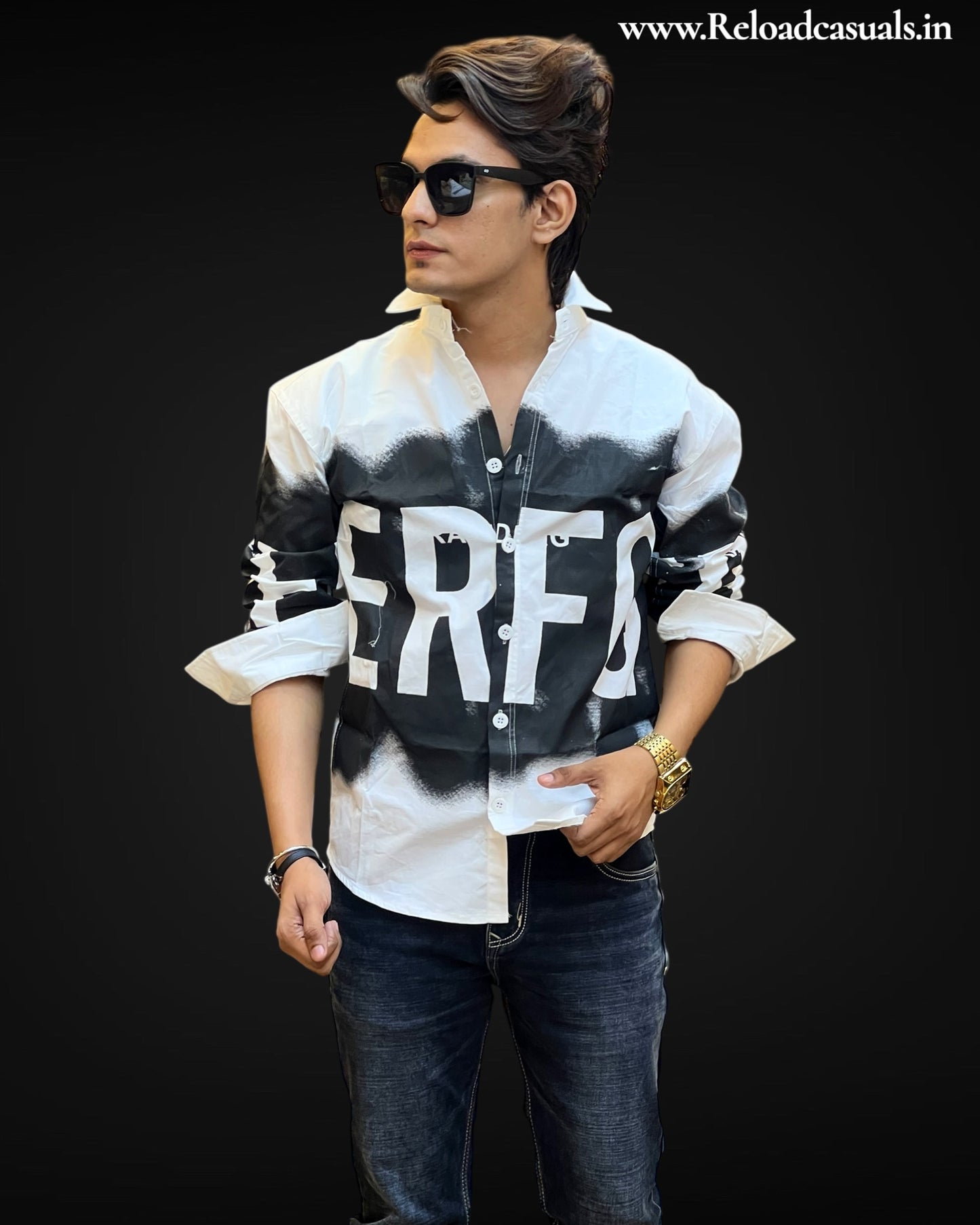 Spectrum Drift Lettered Shirt