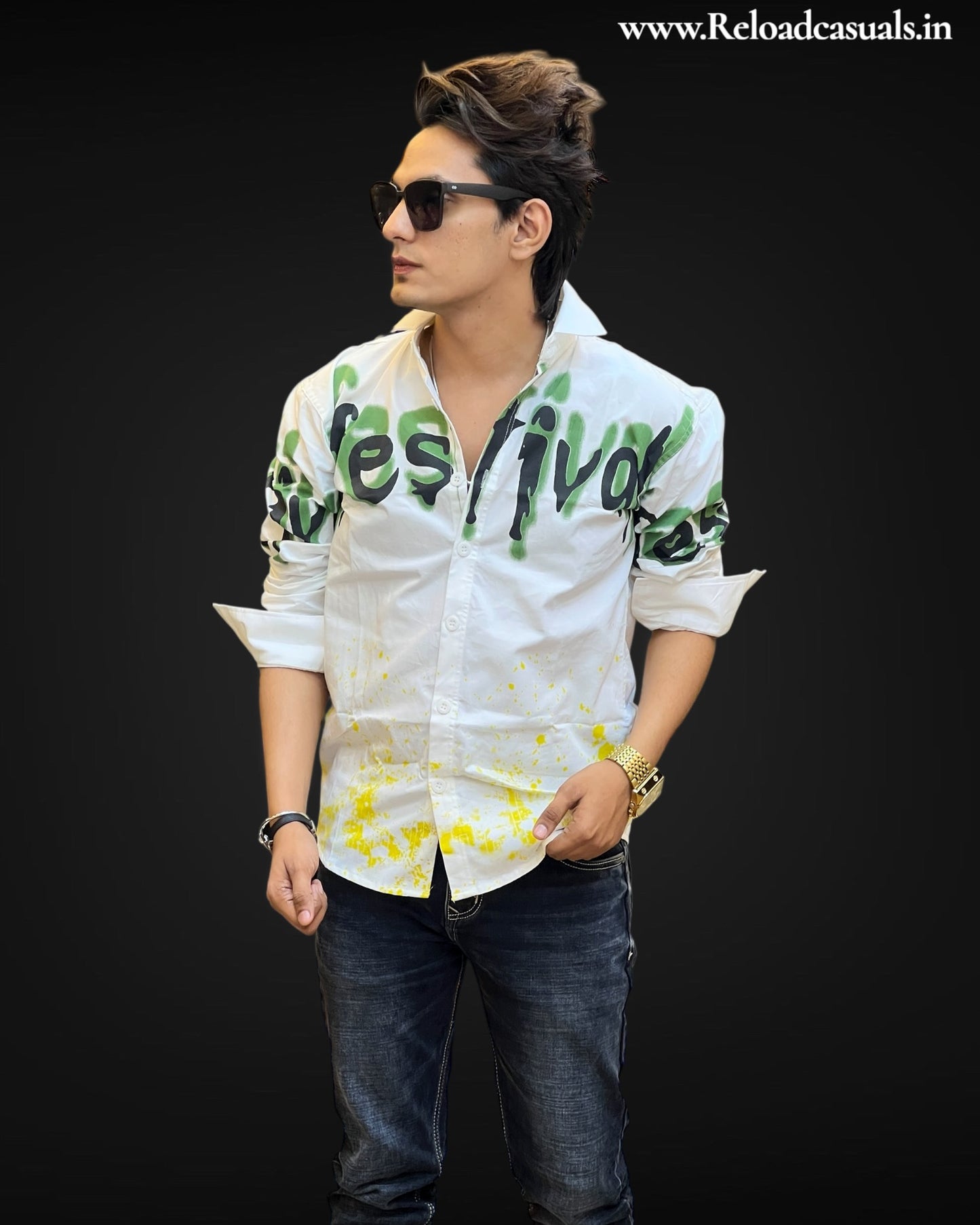 Graffiti Wave Festive Shirt