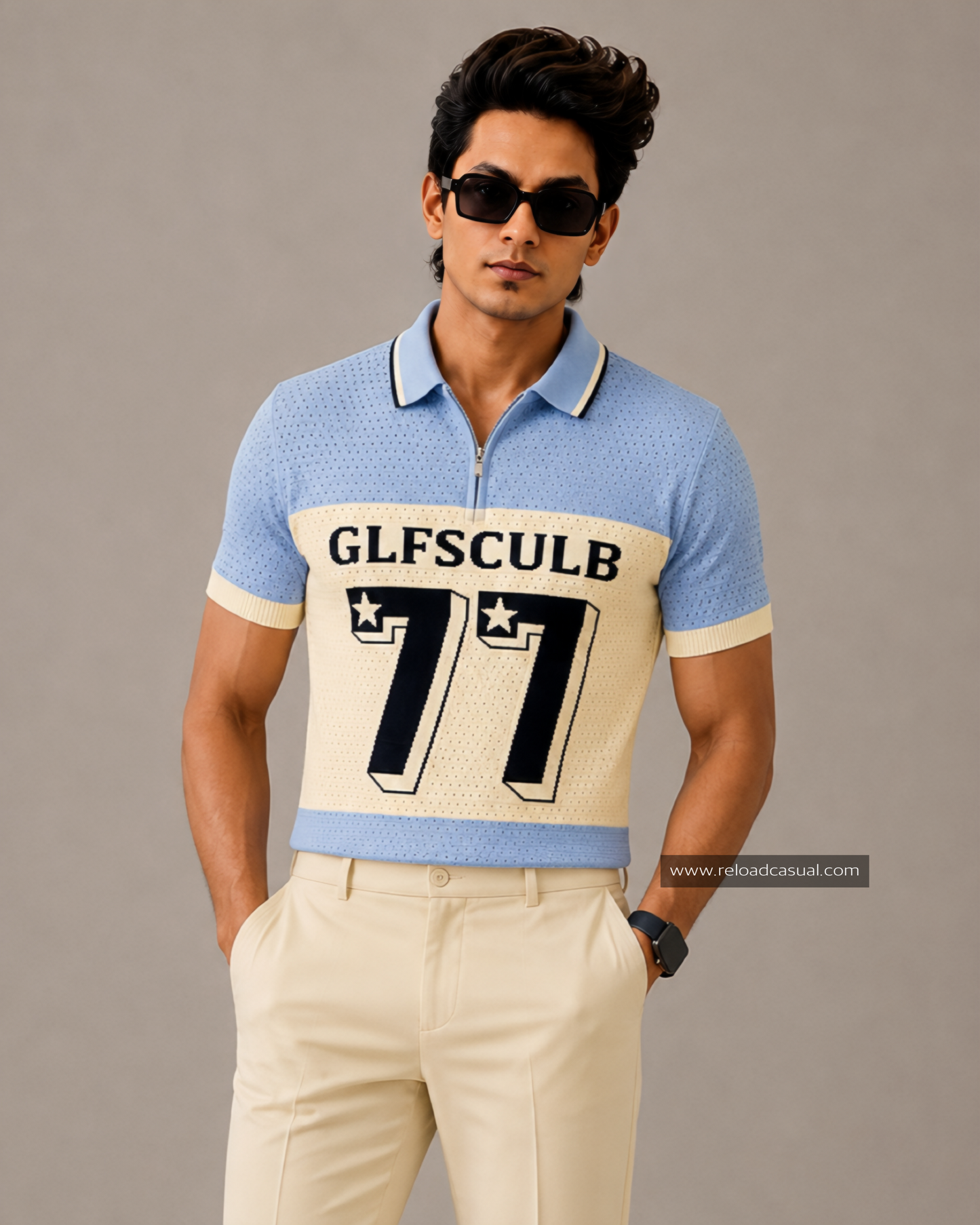 Soft Air Mesh 77 Knitted T-shirt