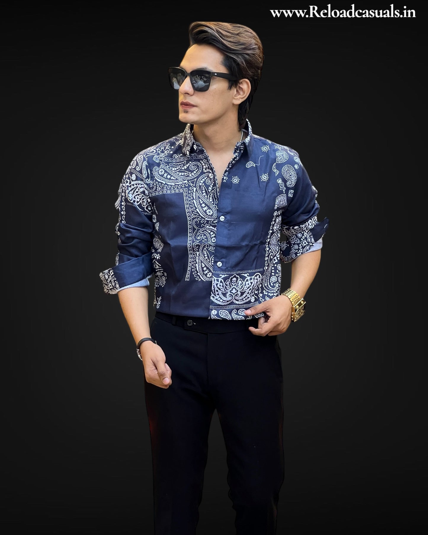 Paisley Linen Print Shirts