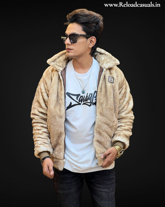 NordicWave Faux Fur Jacket