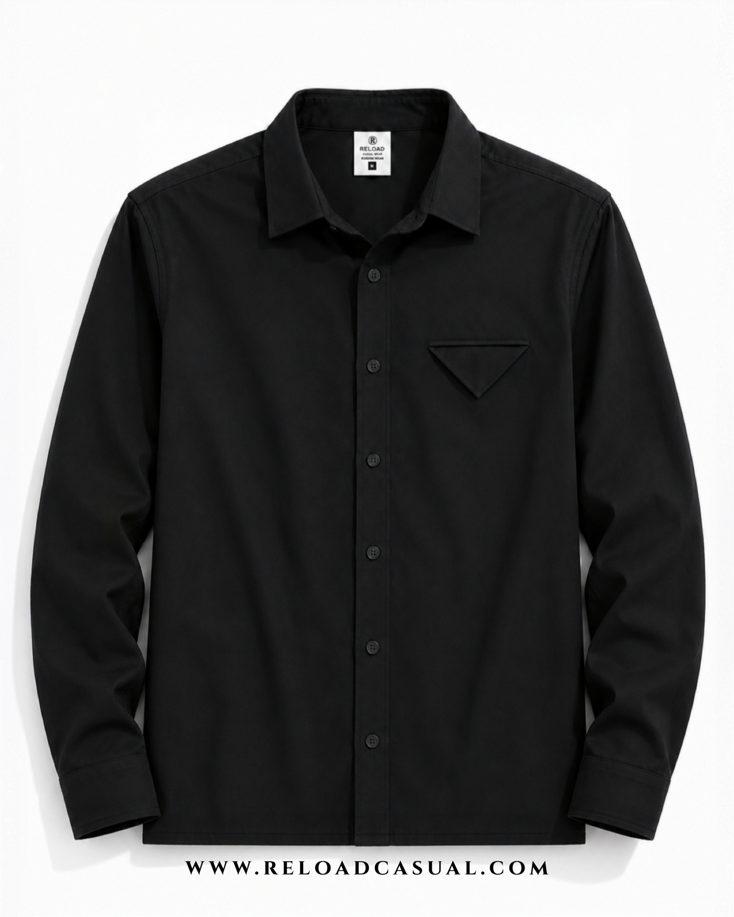 Single Flap Pocket Boxy Fit Shirt