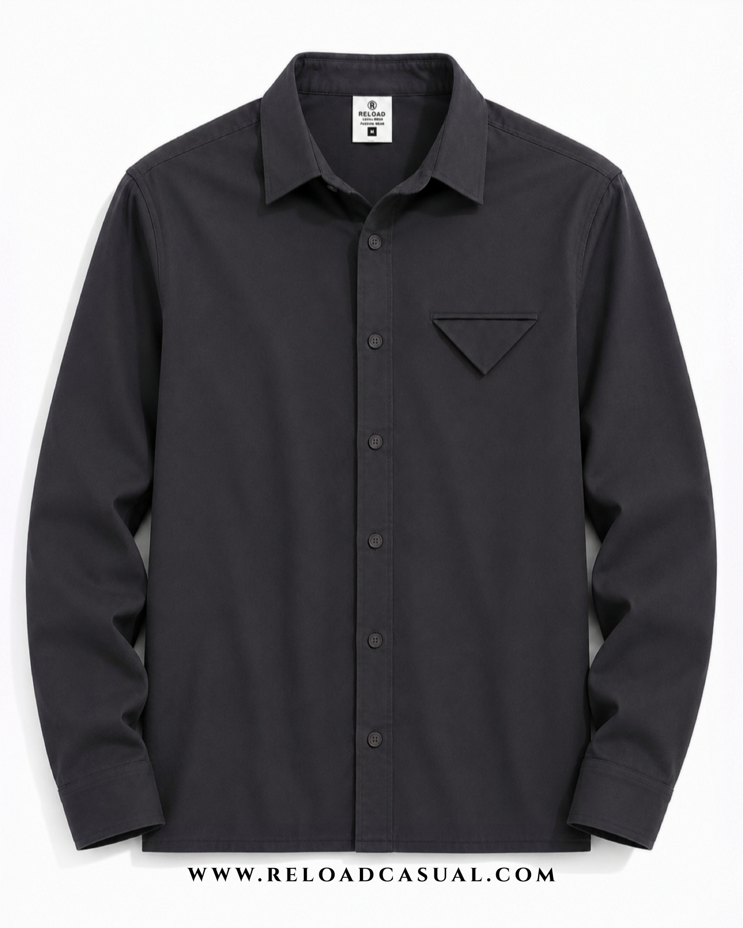 Single Flap Pocket Boxy Fit Shirt