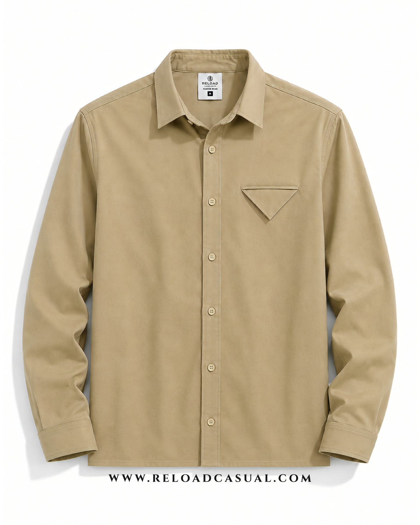 Single Flap Pocket Boxy Fit Shirt