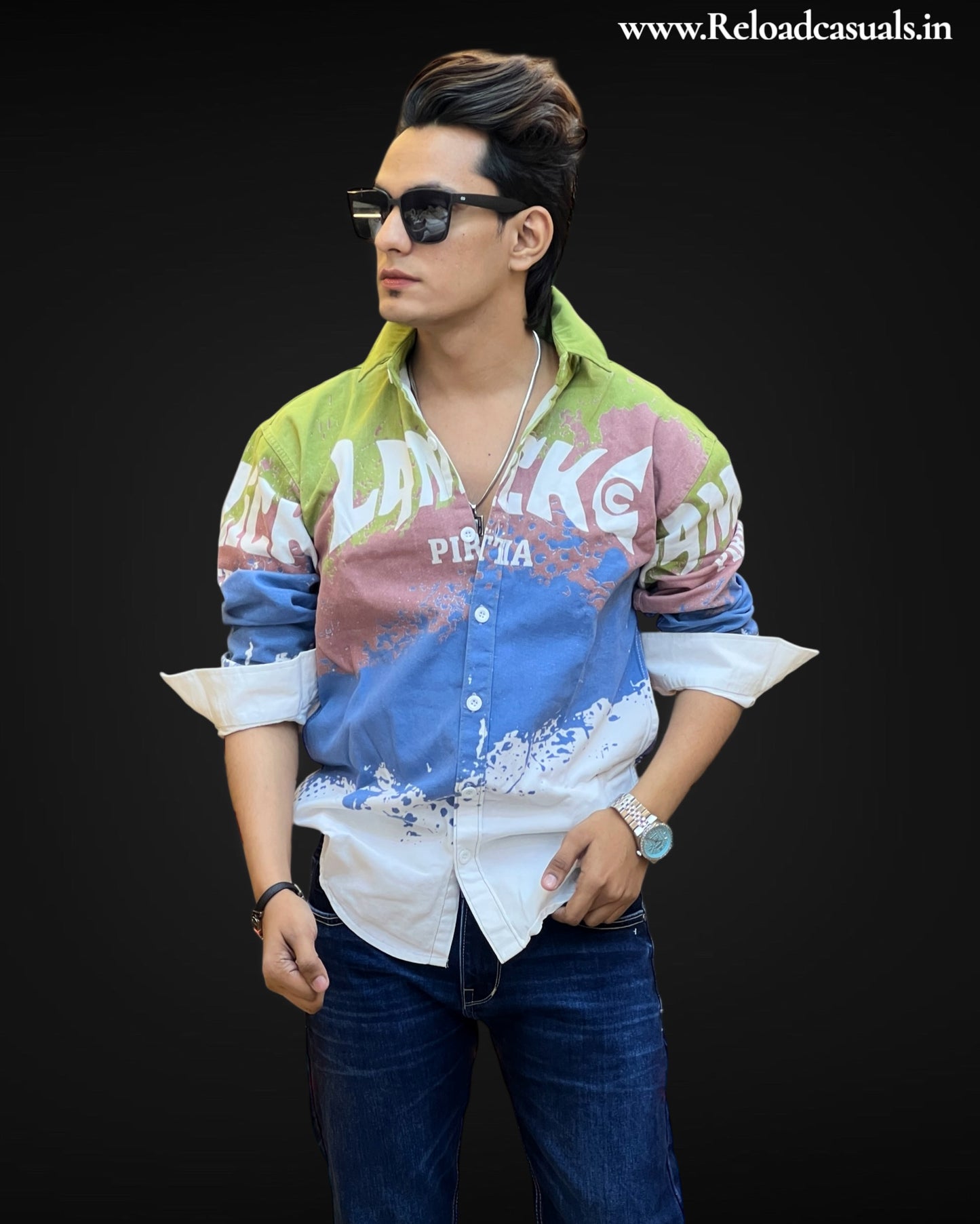 Color Splash Fusion Casual Shirt