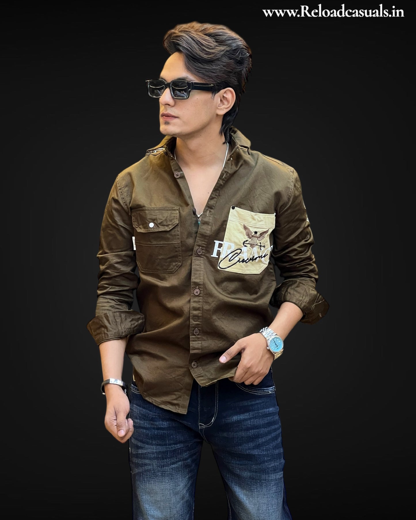 Crimson Valor Patch Shirt