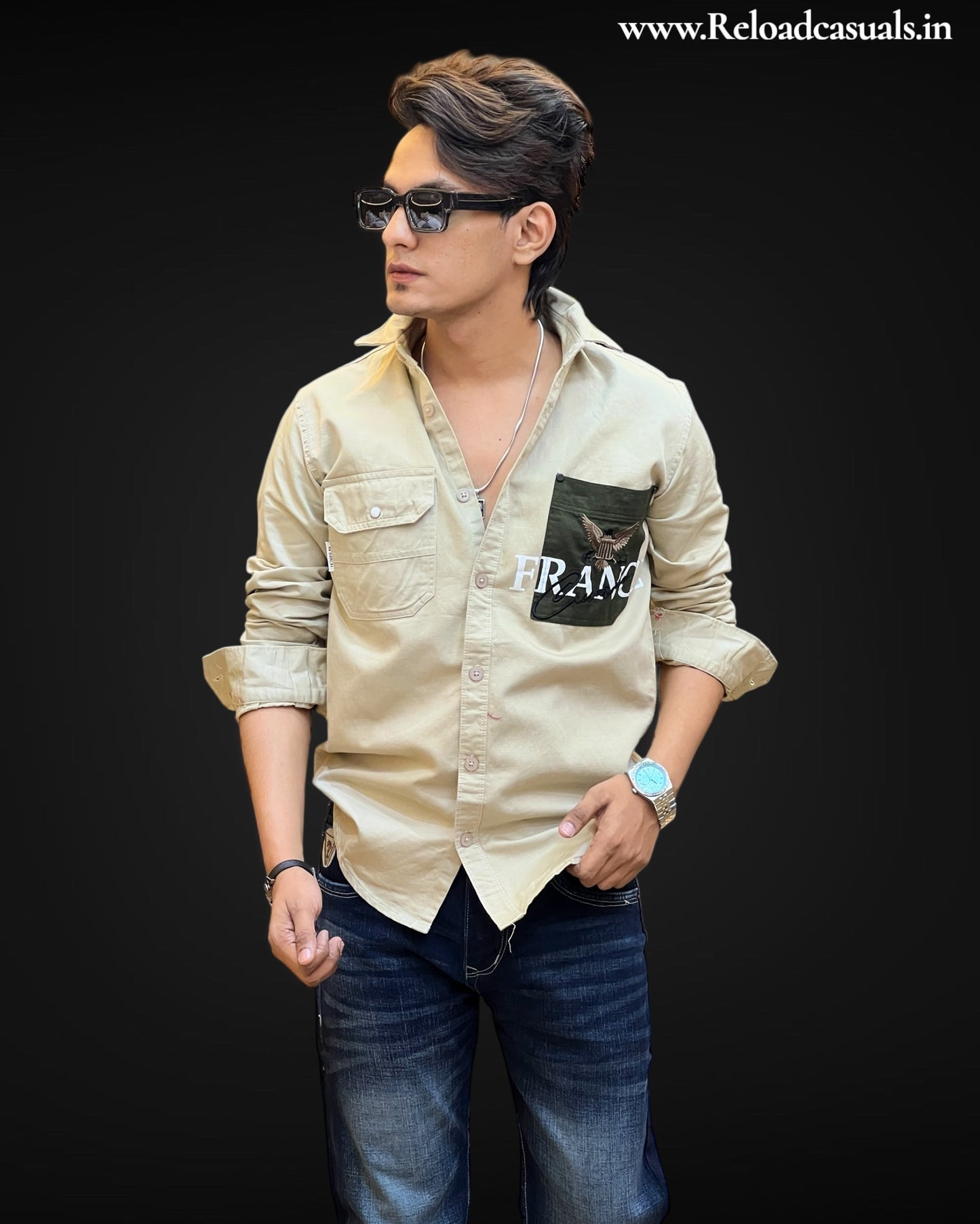 Crimson Valor Patch Shirt