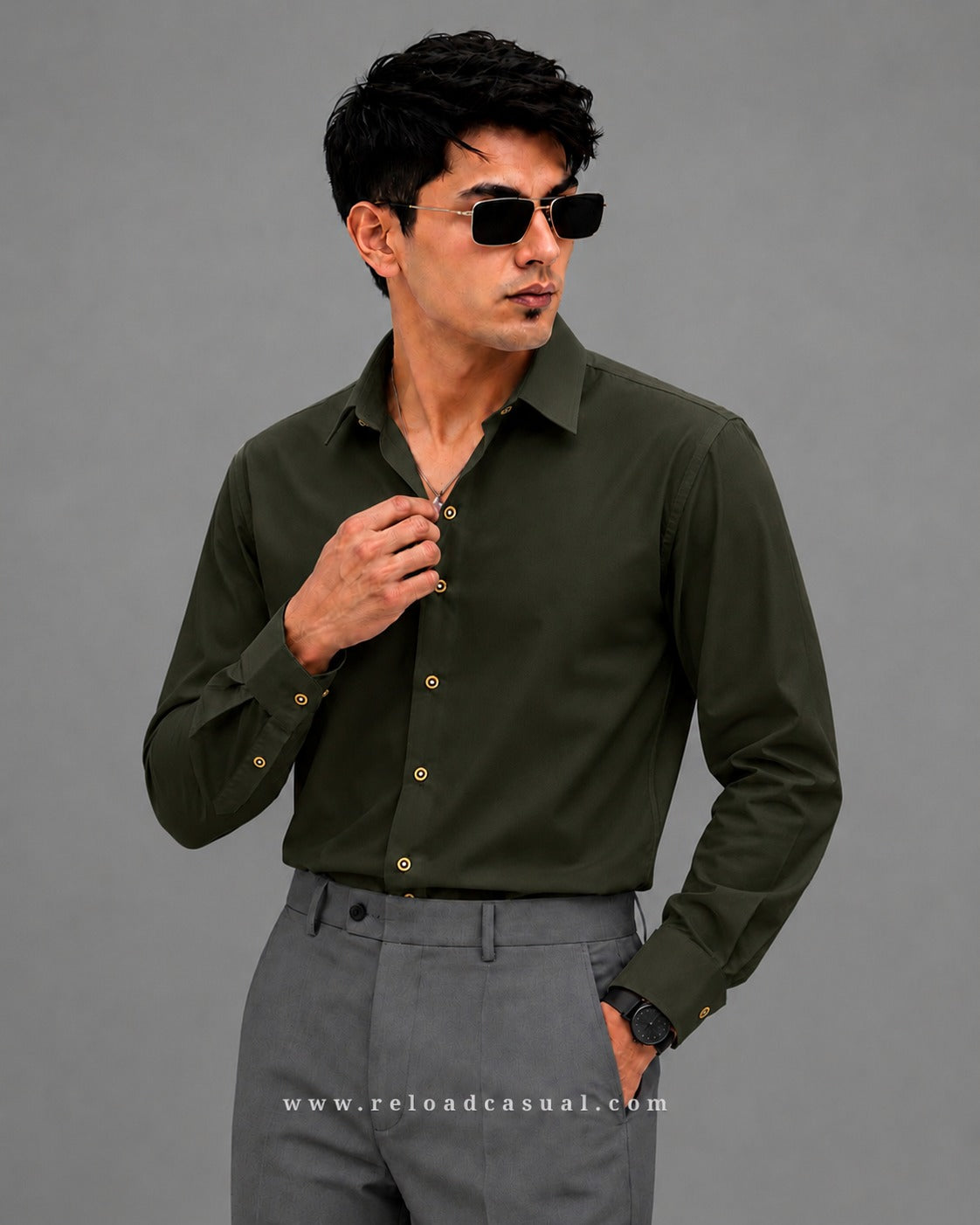 Premium Plain Slim Fit Shirt