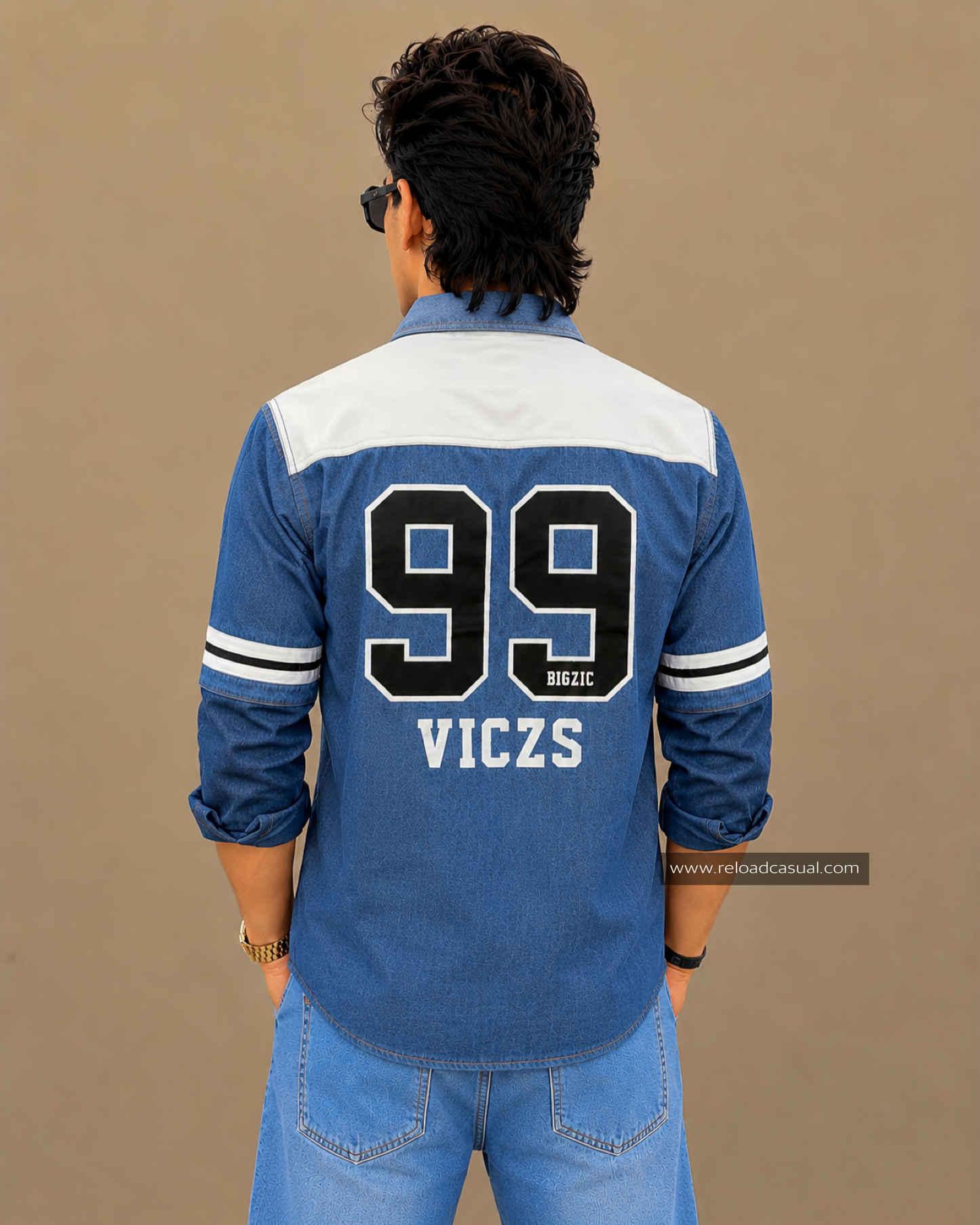Men’s Don 99 Graphic Denim Shirt