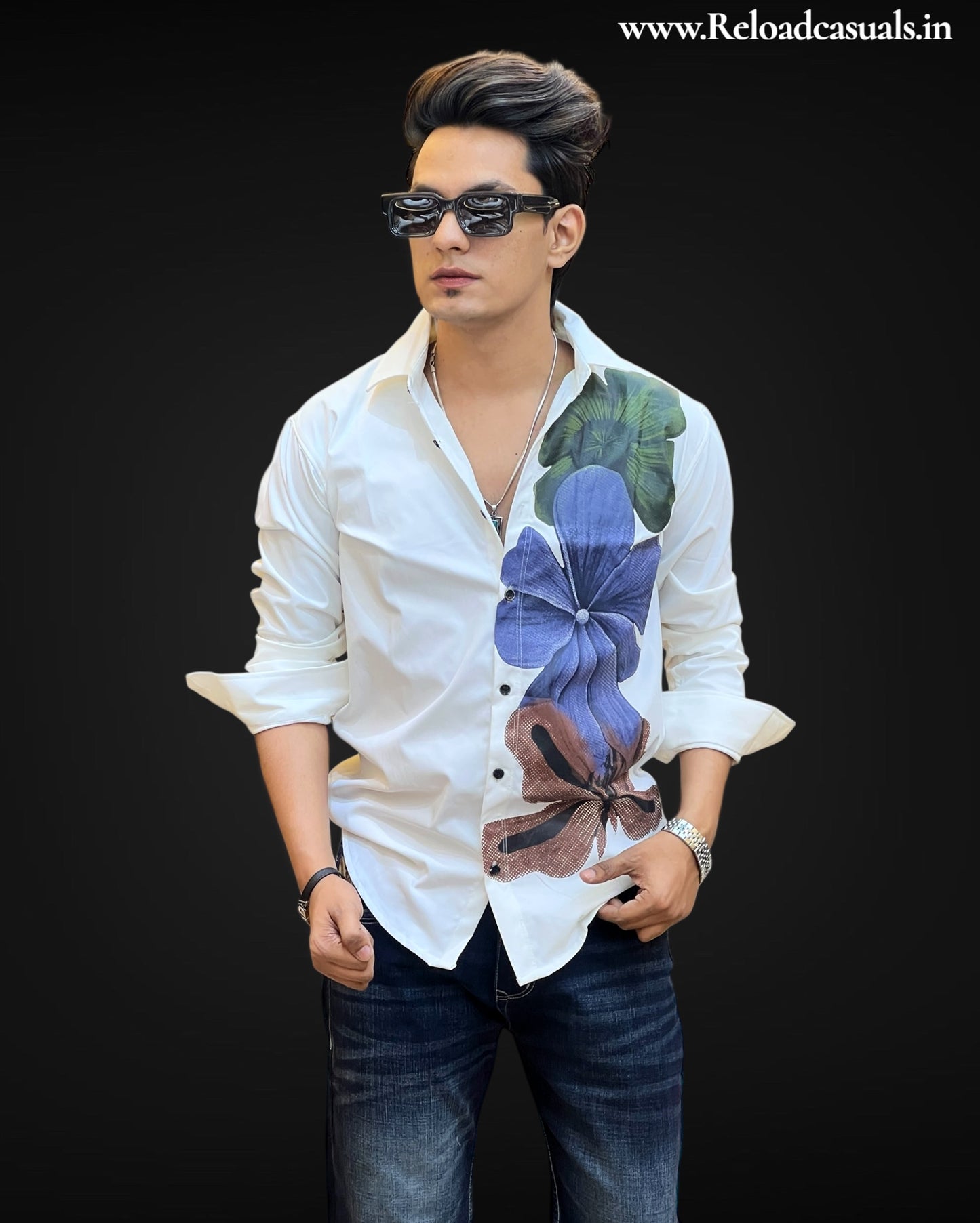 FloraBlend Casual Shirt