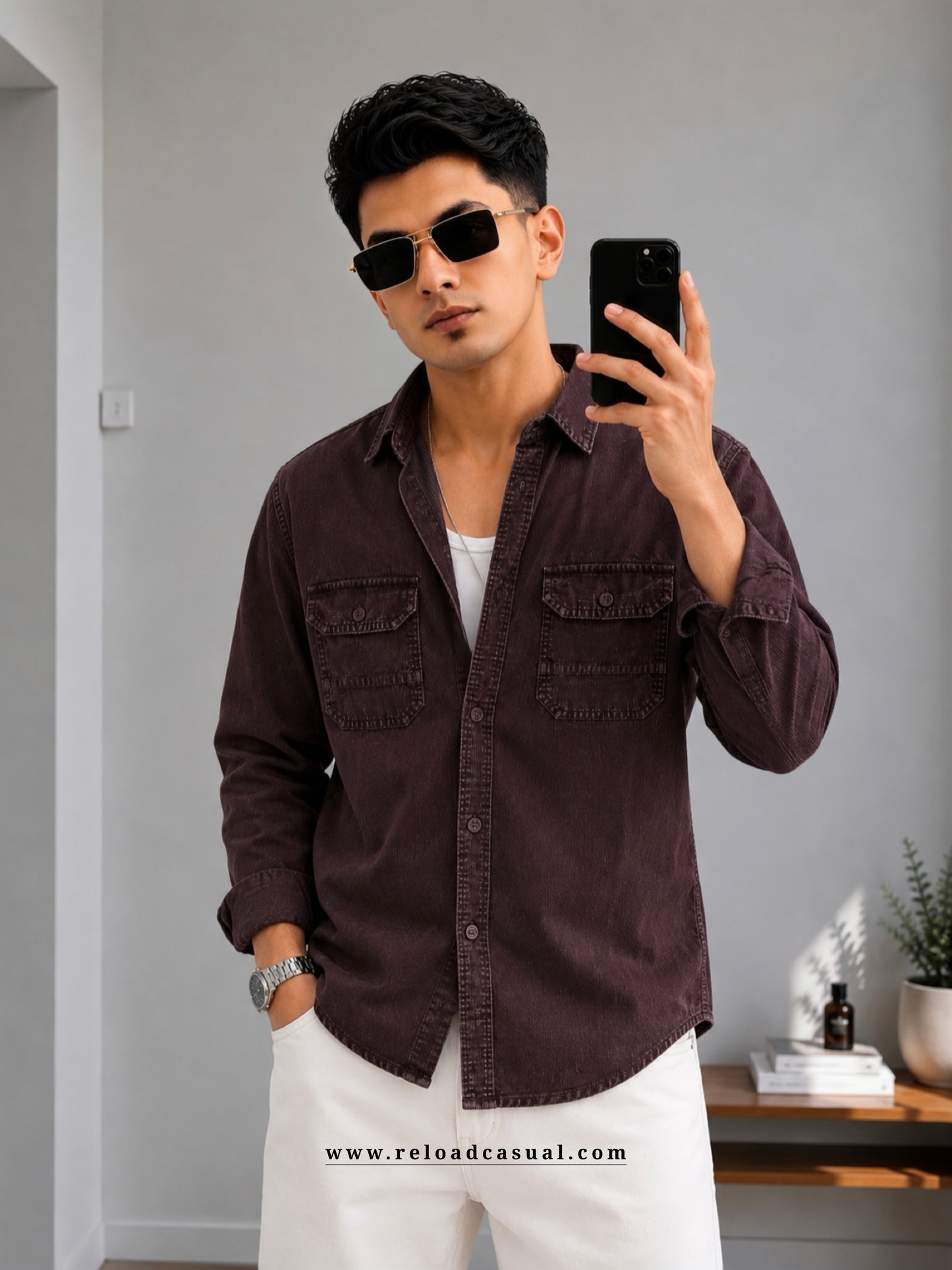 Twin Flap  Pocket RFD Corduroy Shirt