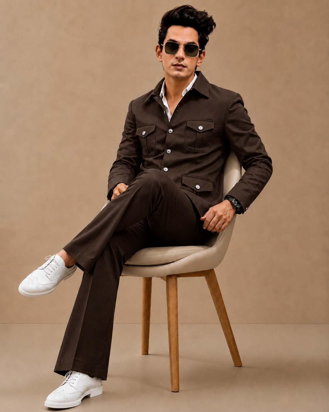 Hunting Lachka Multi Pocket Shirt Bootcut Co-ord Set