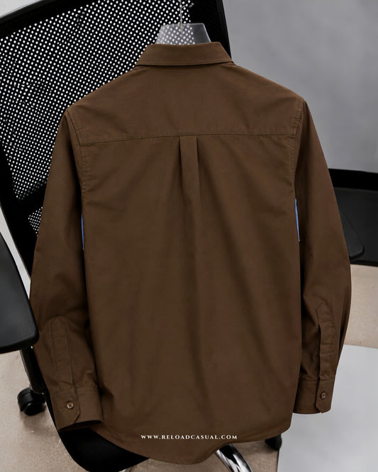 Action Denim Patch Side Zip Shirt