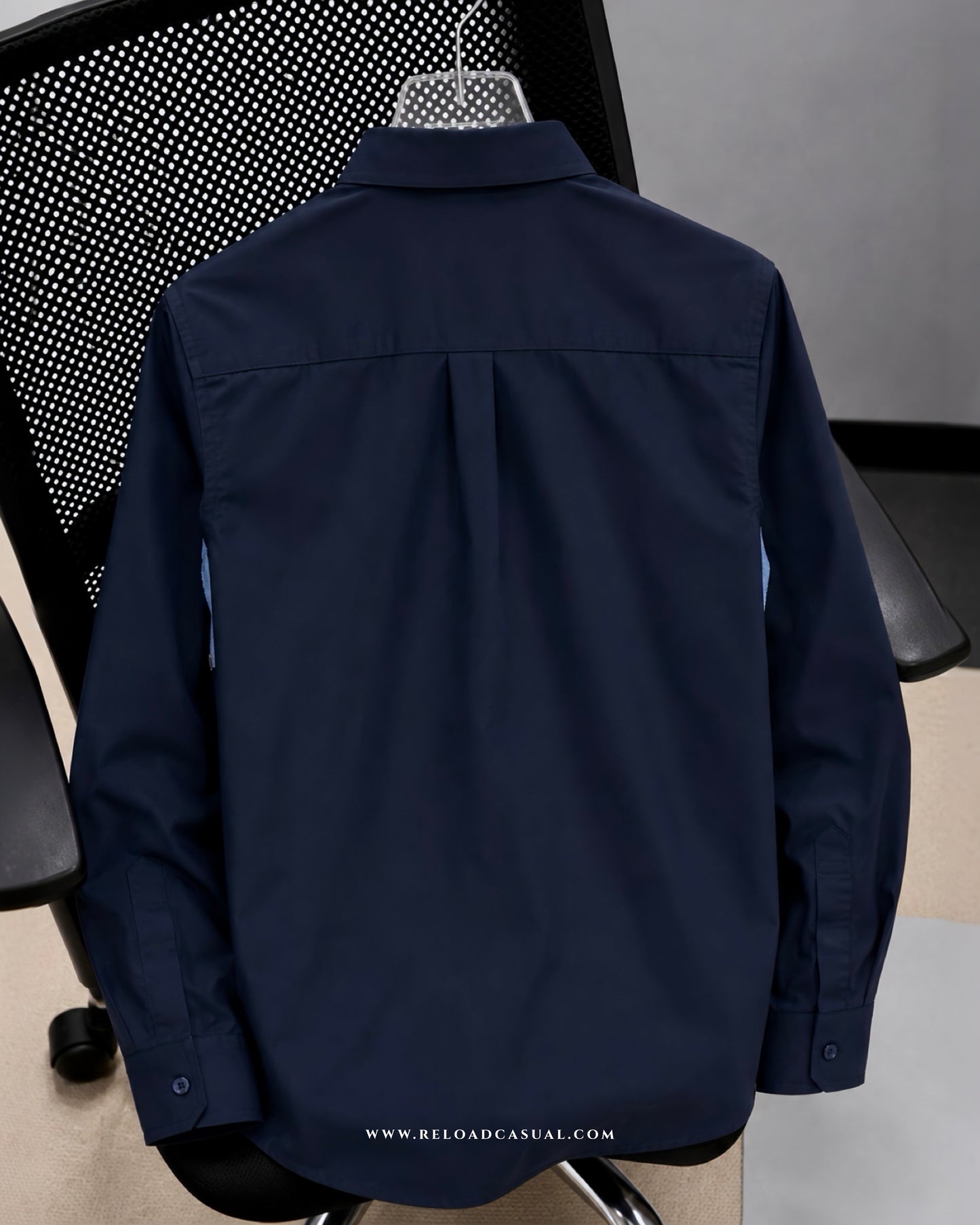 Action Denim Patch Side Zip Shirt