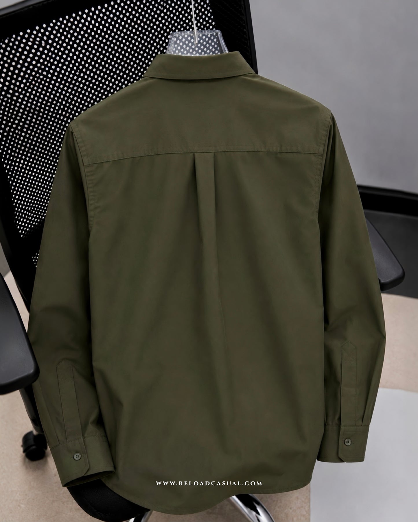 Action Denim Patch Side Zip Shirt
