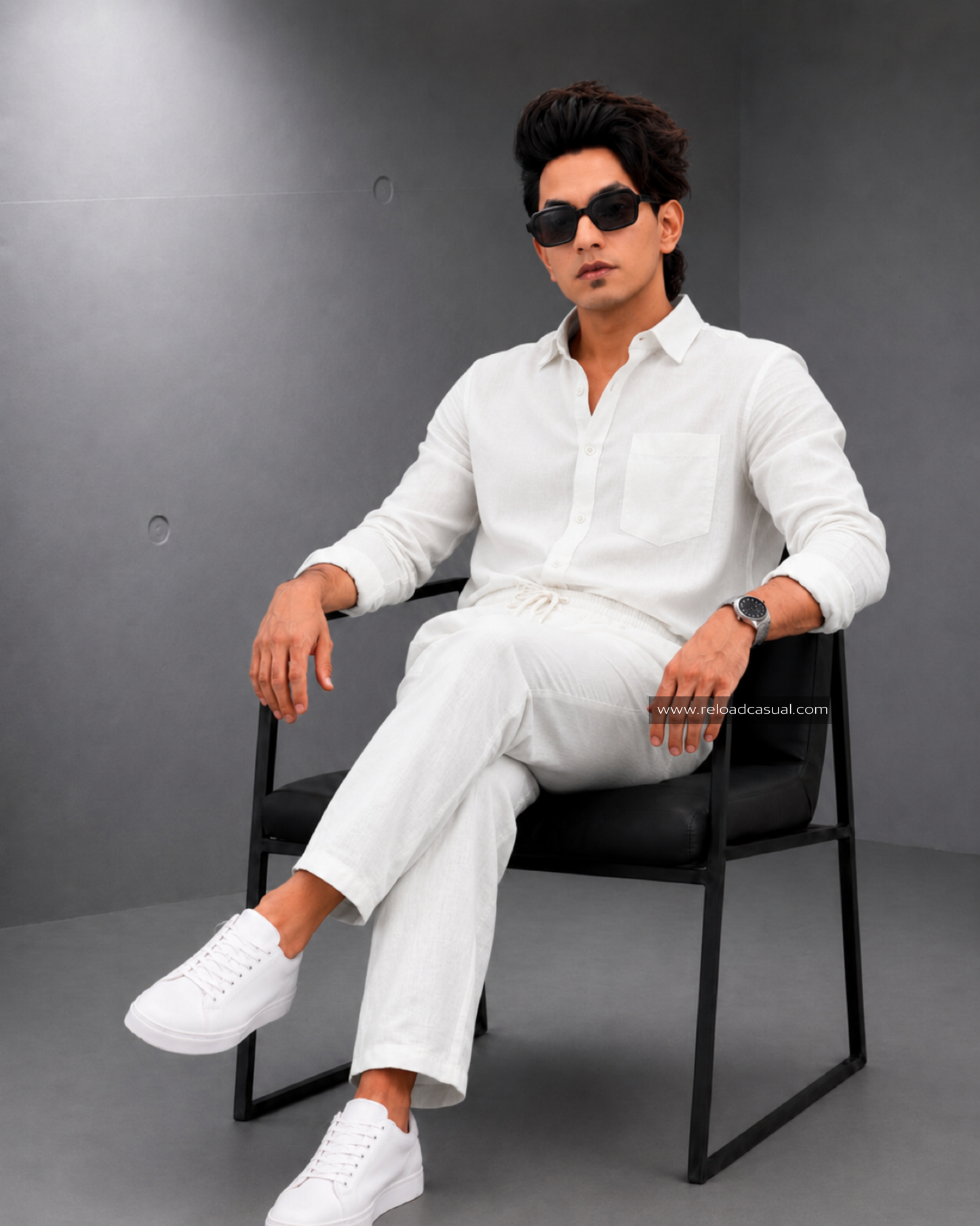 Relaxed Fit Summer Linen Tracksuit