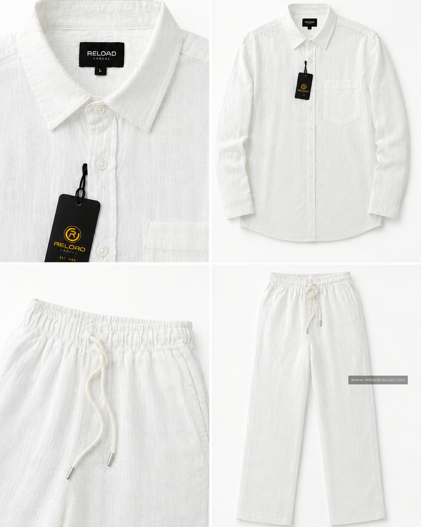 Relaxed Fit Summer Linen Tracksuit