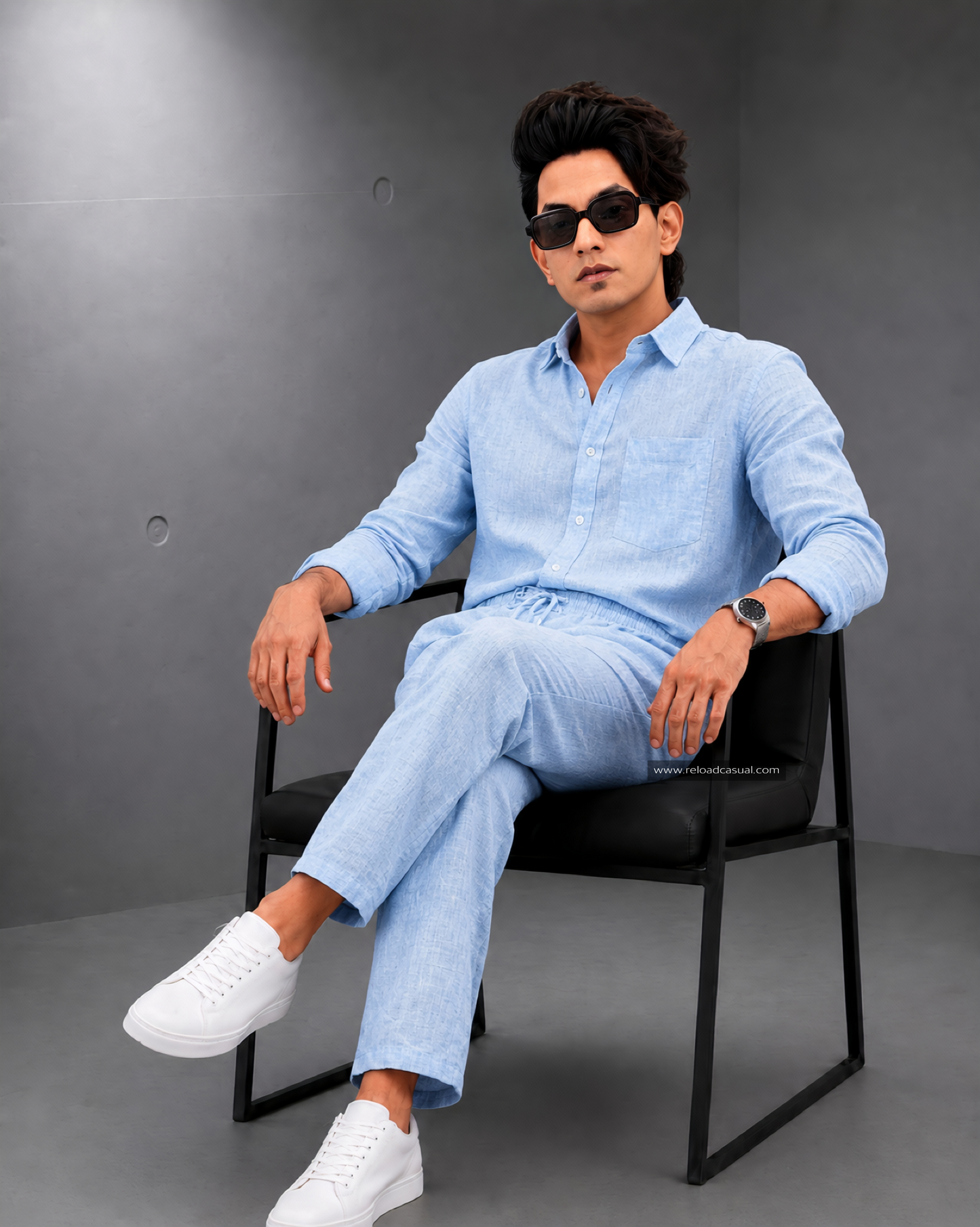 Relaxed Fit Summer Linen Tracksuit
