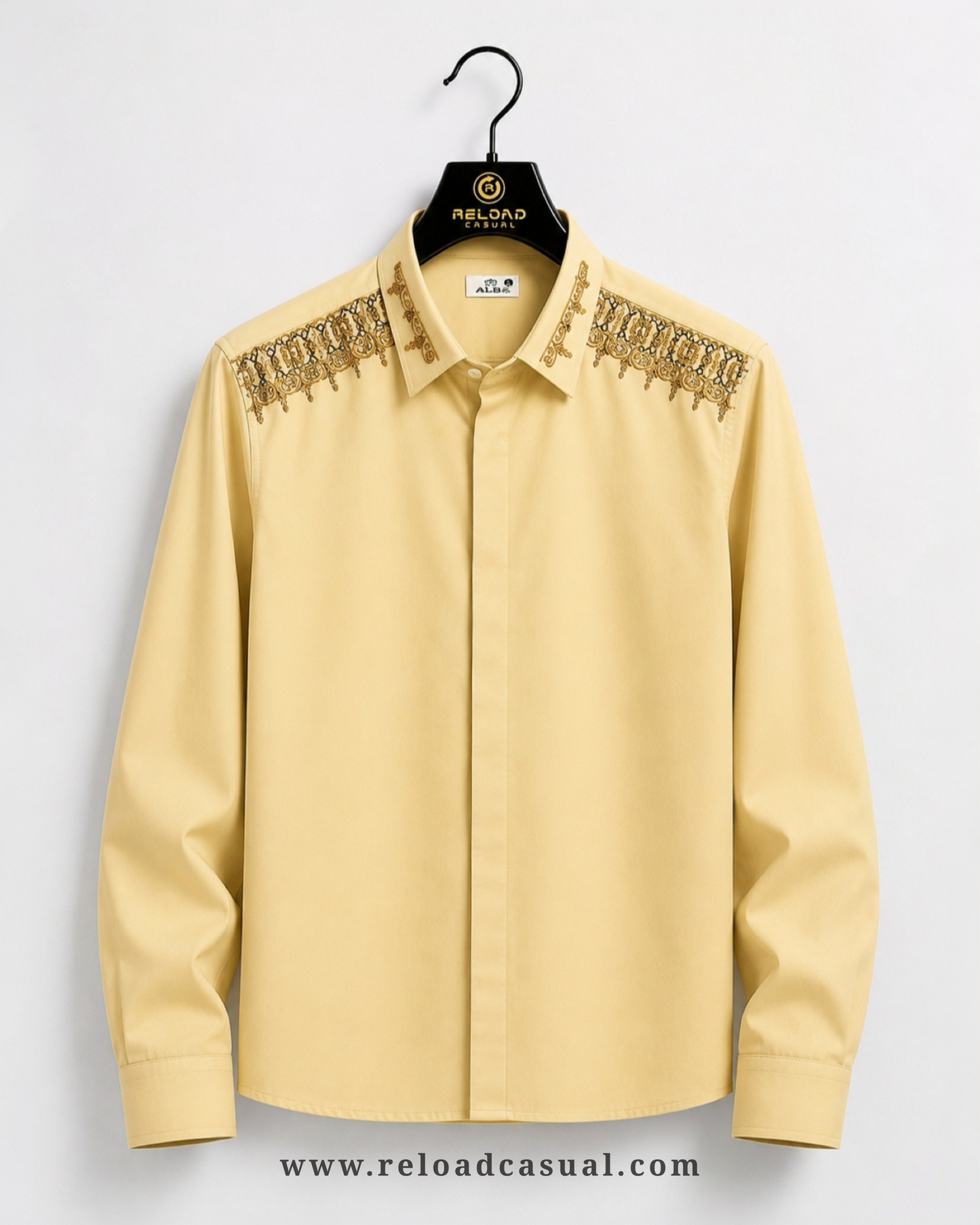Collar Embroidery Design Lachka Shirt