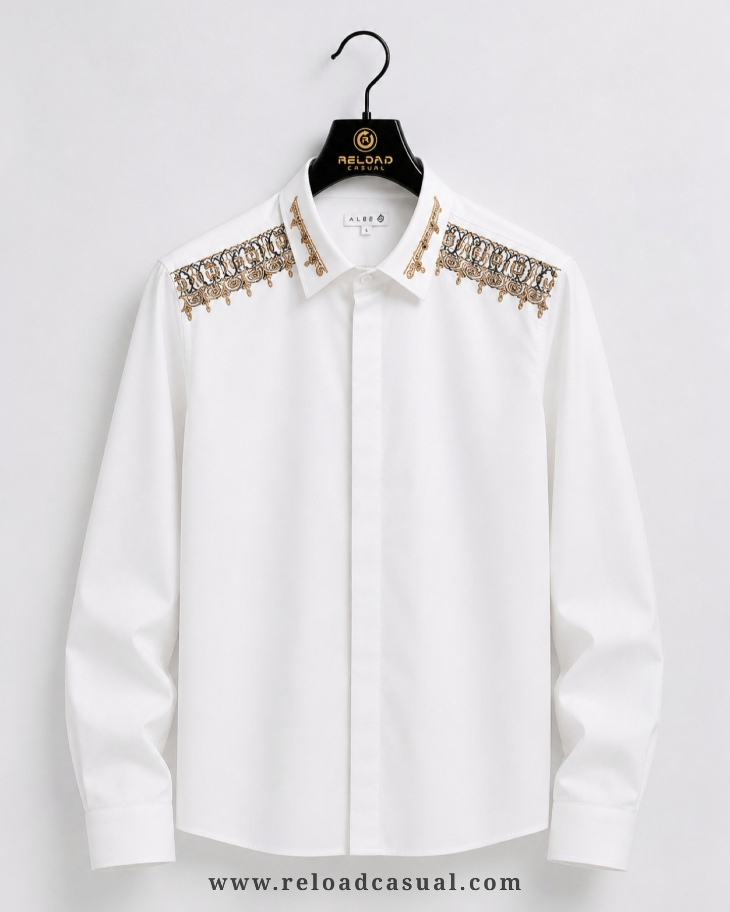 Collar Embroidery Design Lachka Shirt