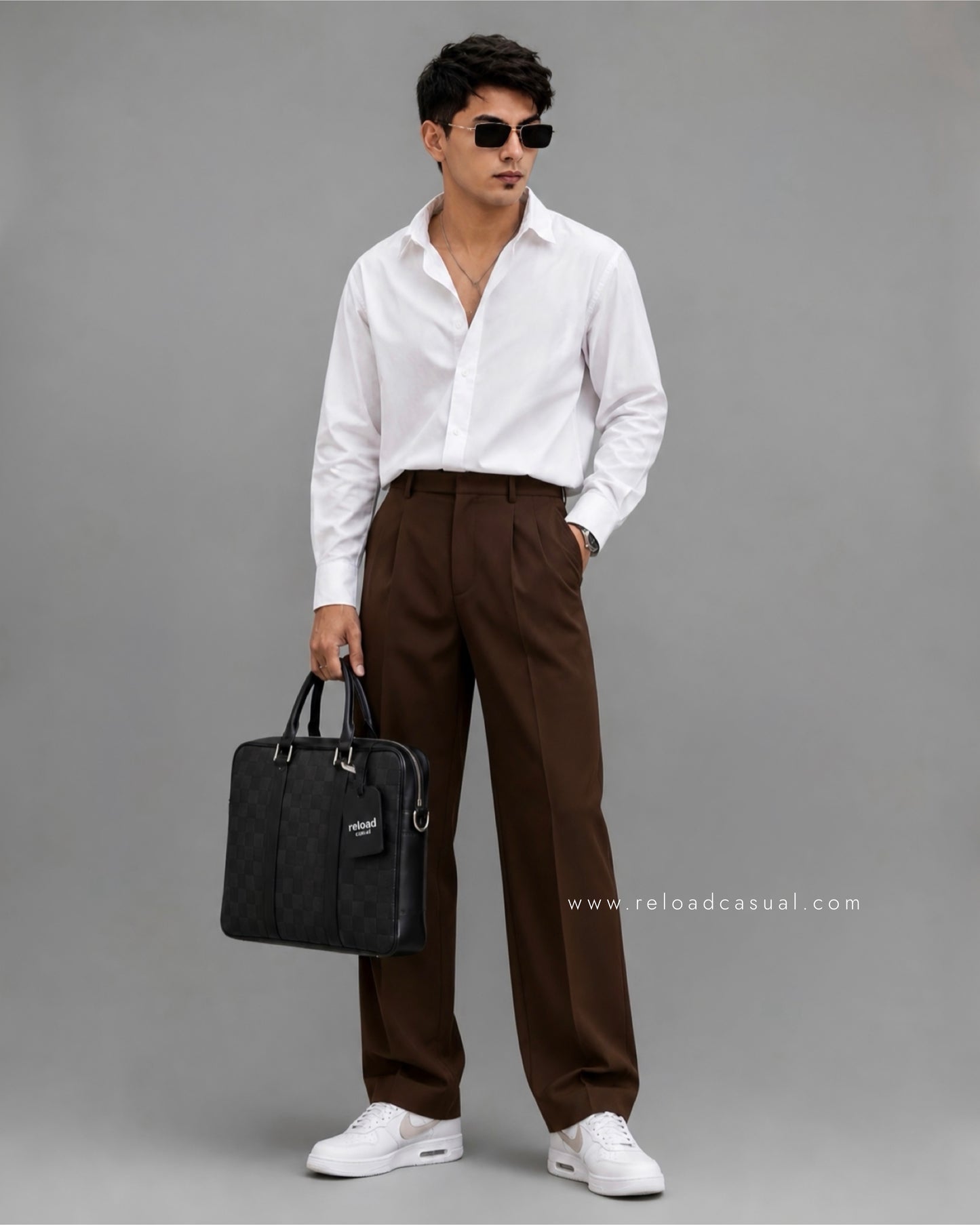 Men's Premium Boxy Fit Plain Shirt