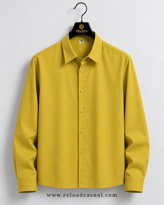Men's Premium Boxy Fit Plain Shirt