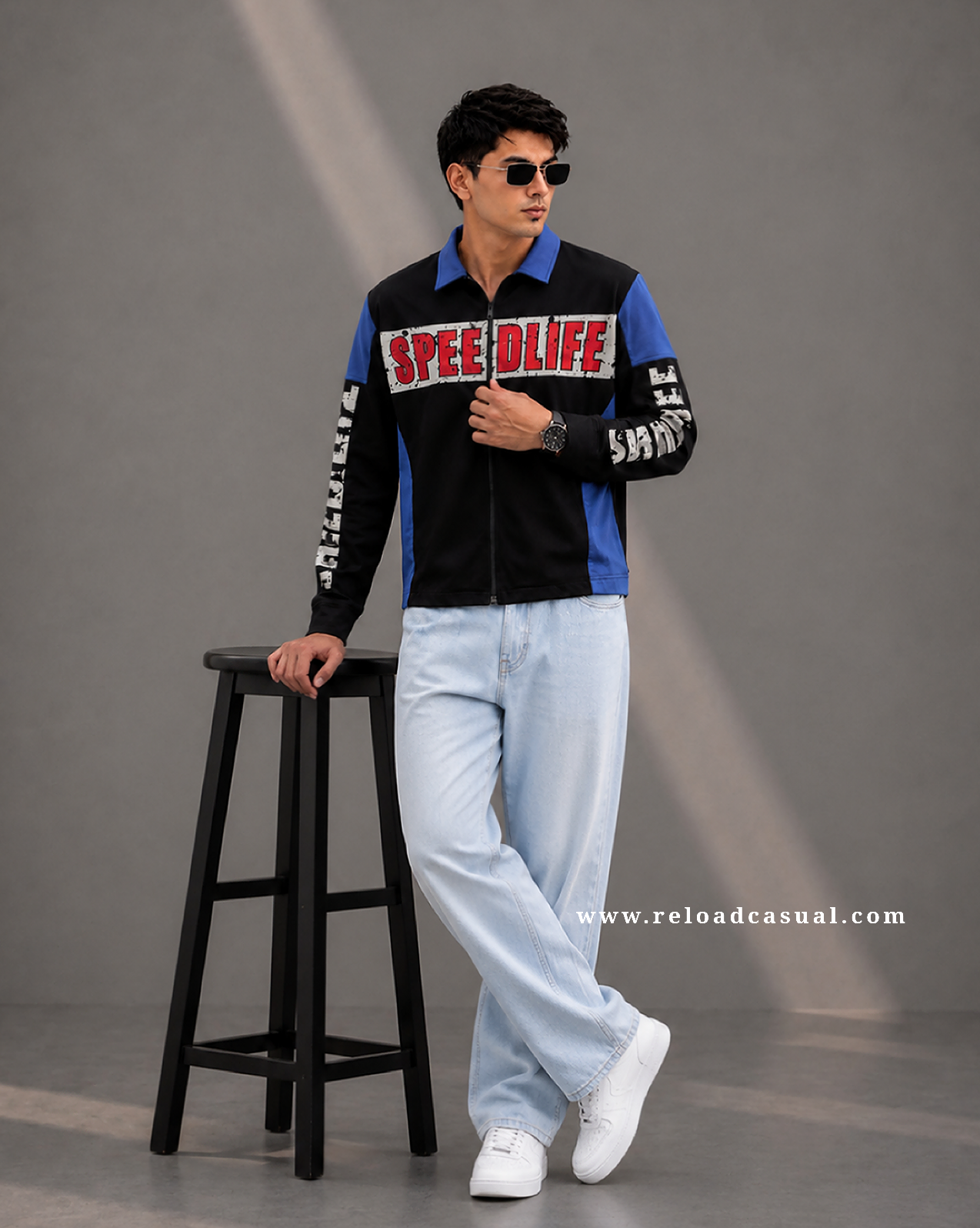 Speed Life Zipper Boxy Fit Shirt