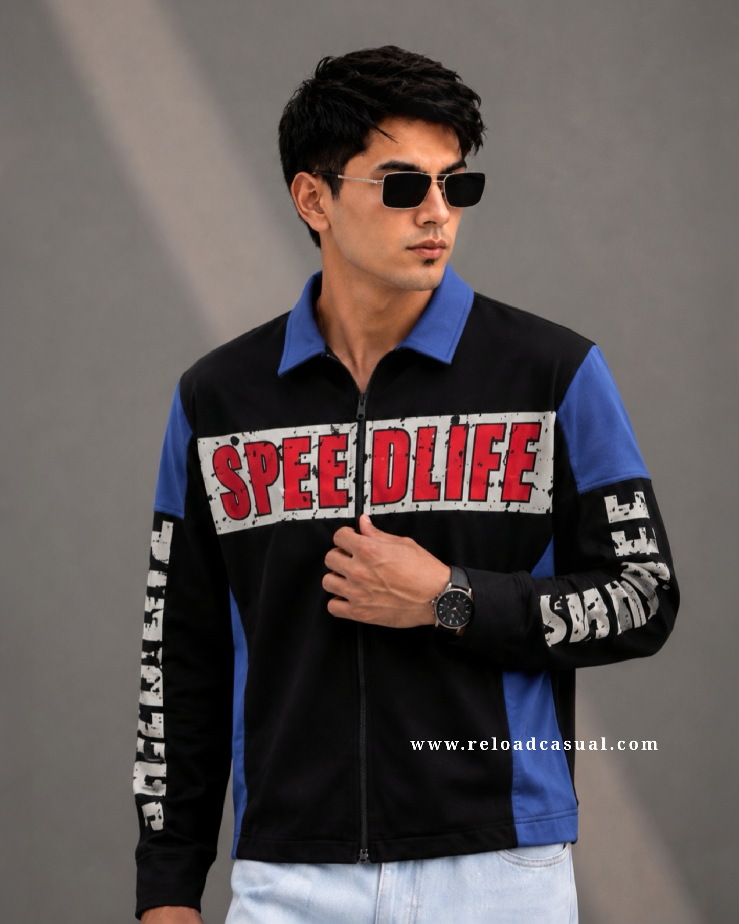 Speed Life Zipper Boxy Fit Shirt