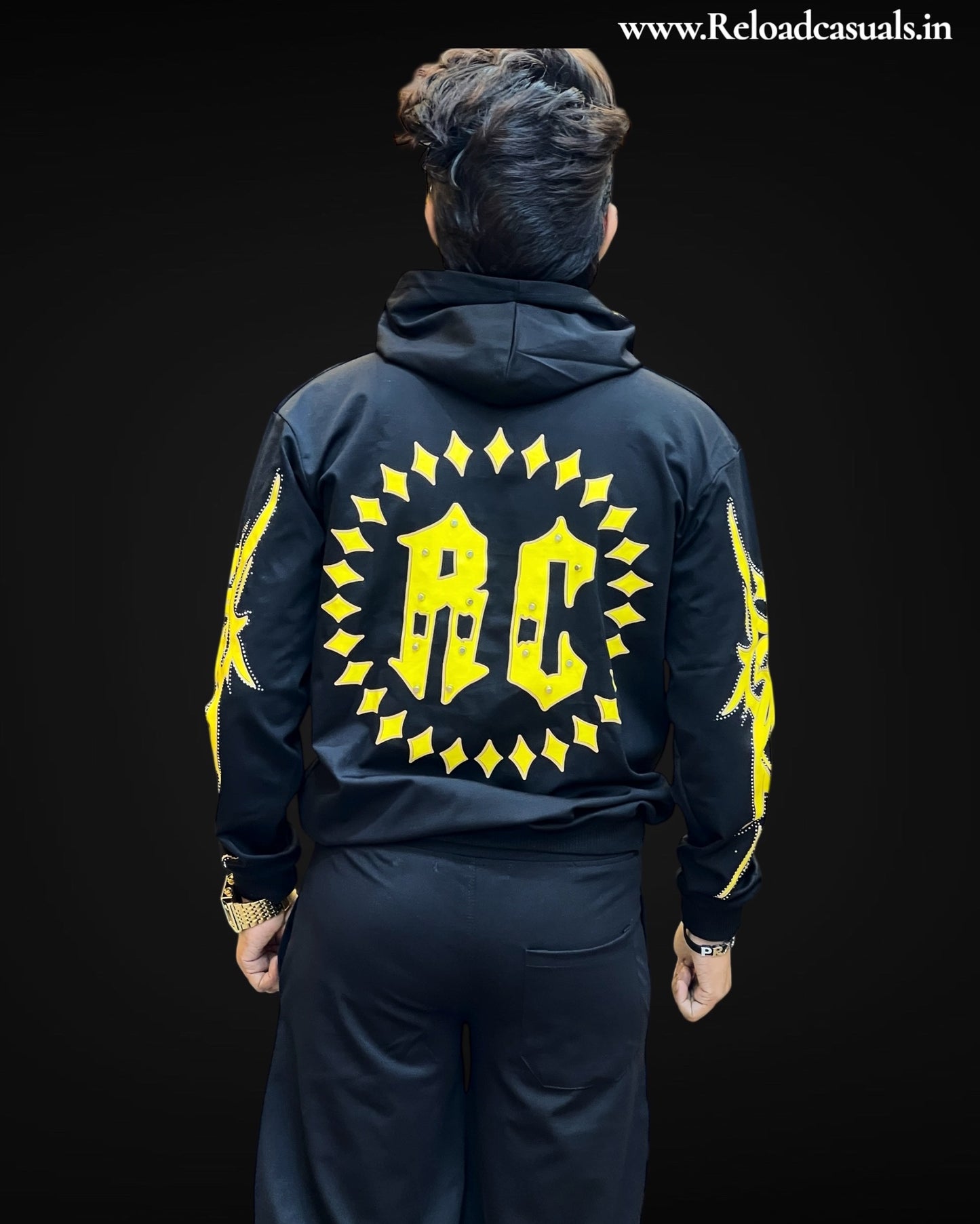 Reload Bold Flame Streetwear Tracksuit