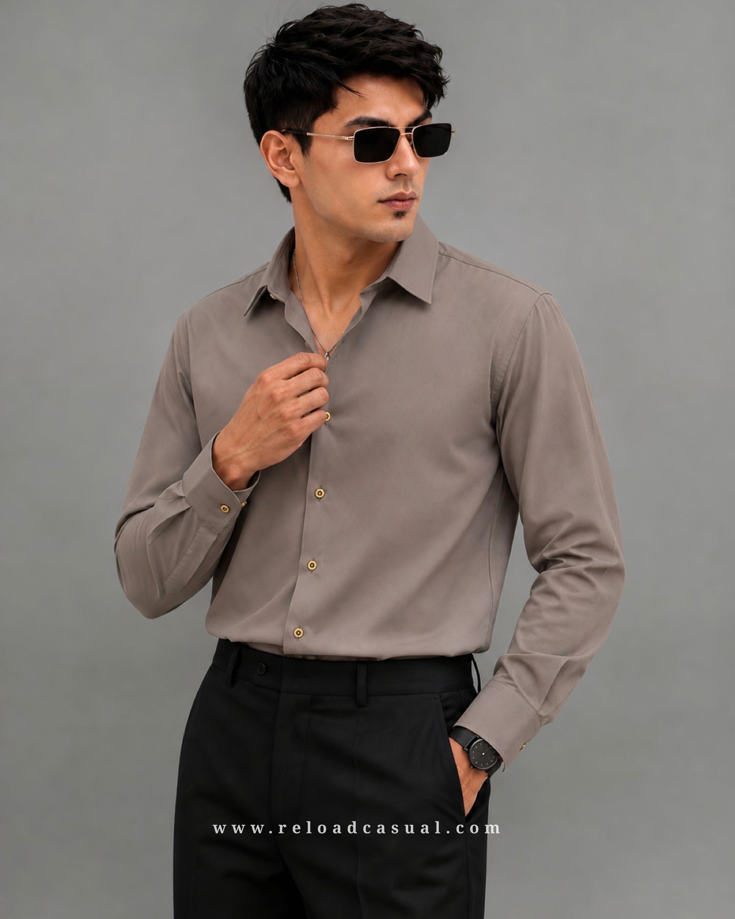 Premium Plain Slim Fit Shirt