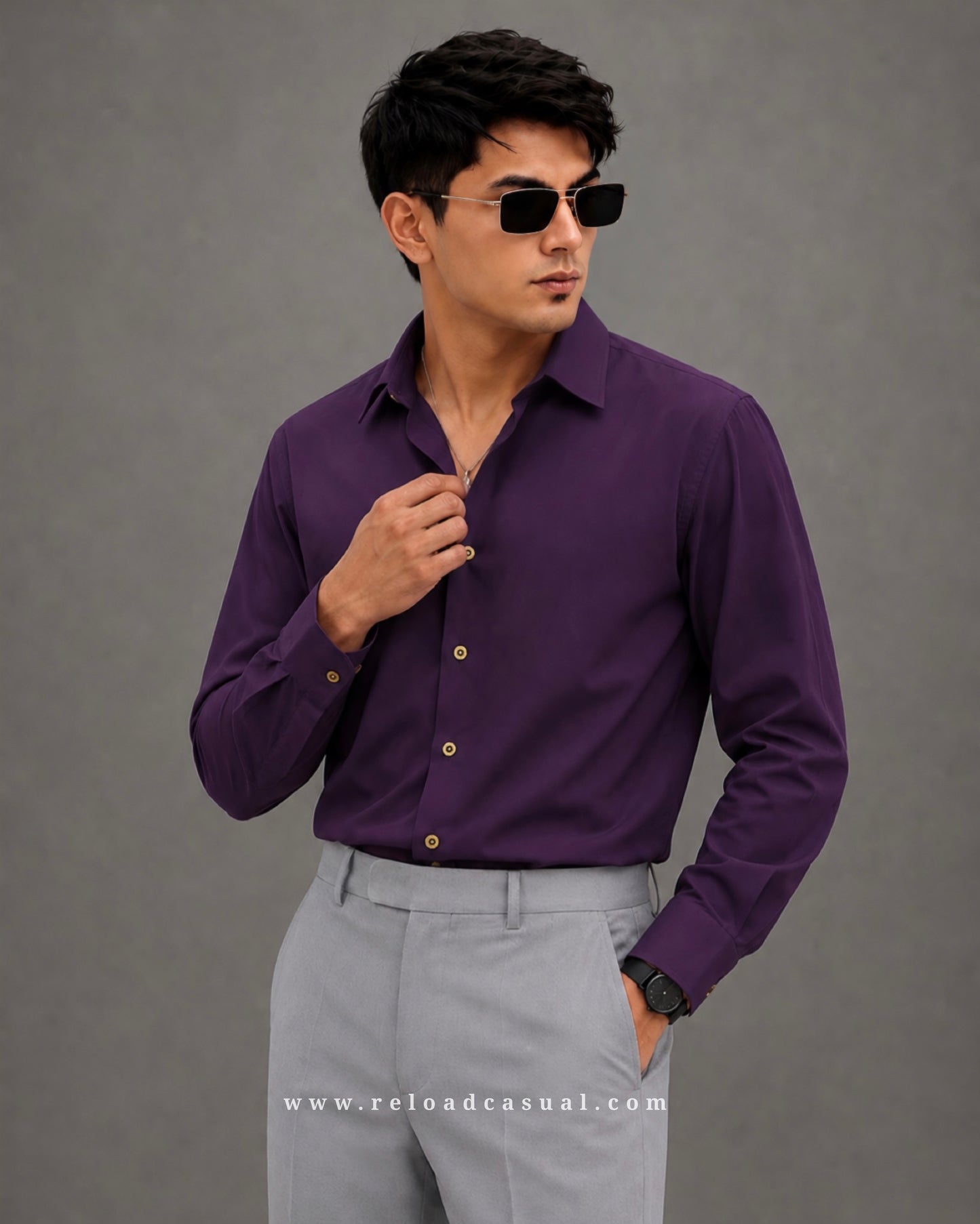 Premium Plain Slim Fit Shirt