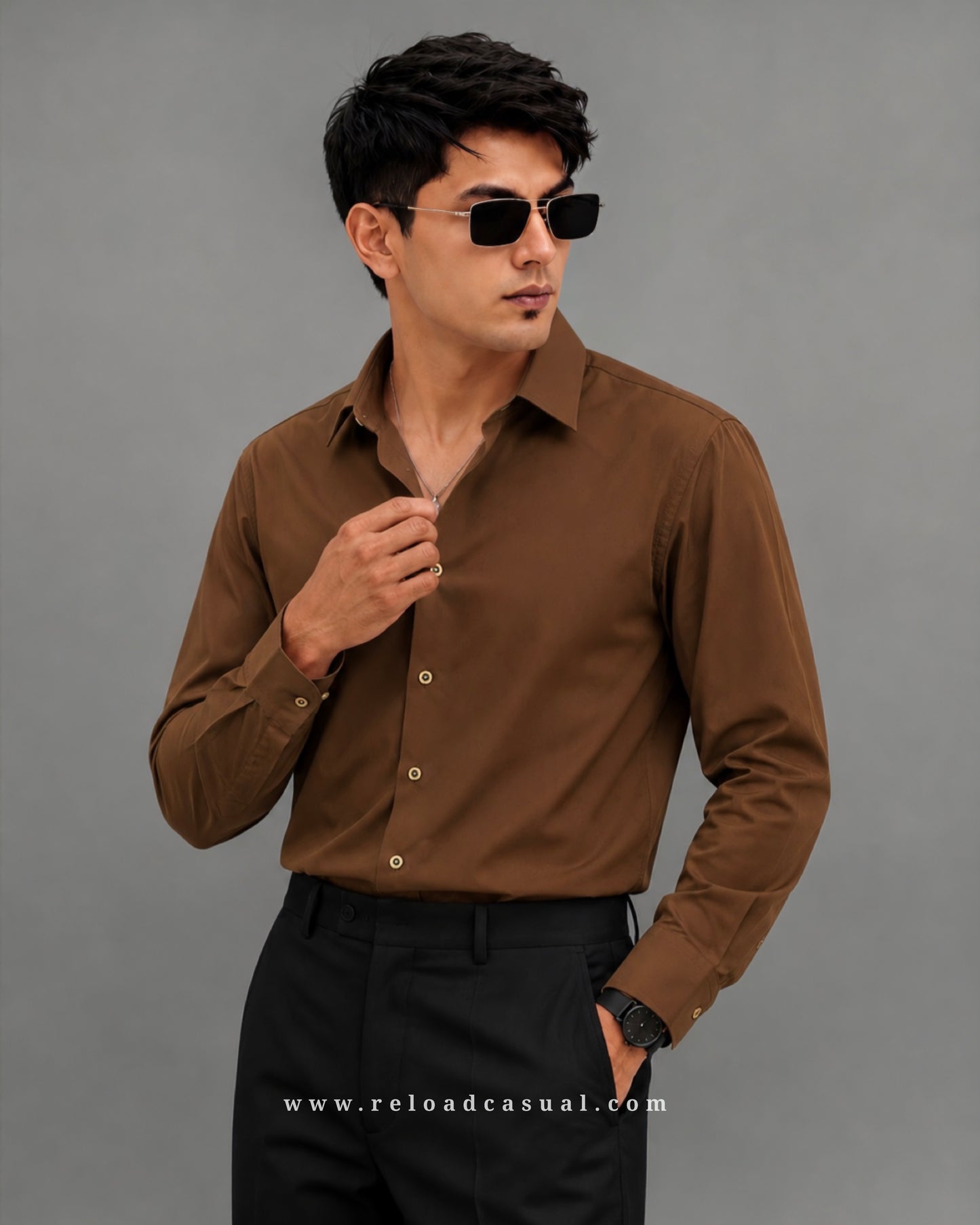 Premium Plain Slim Fit Shirt