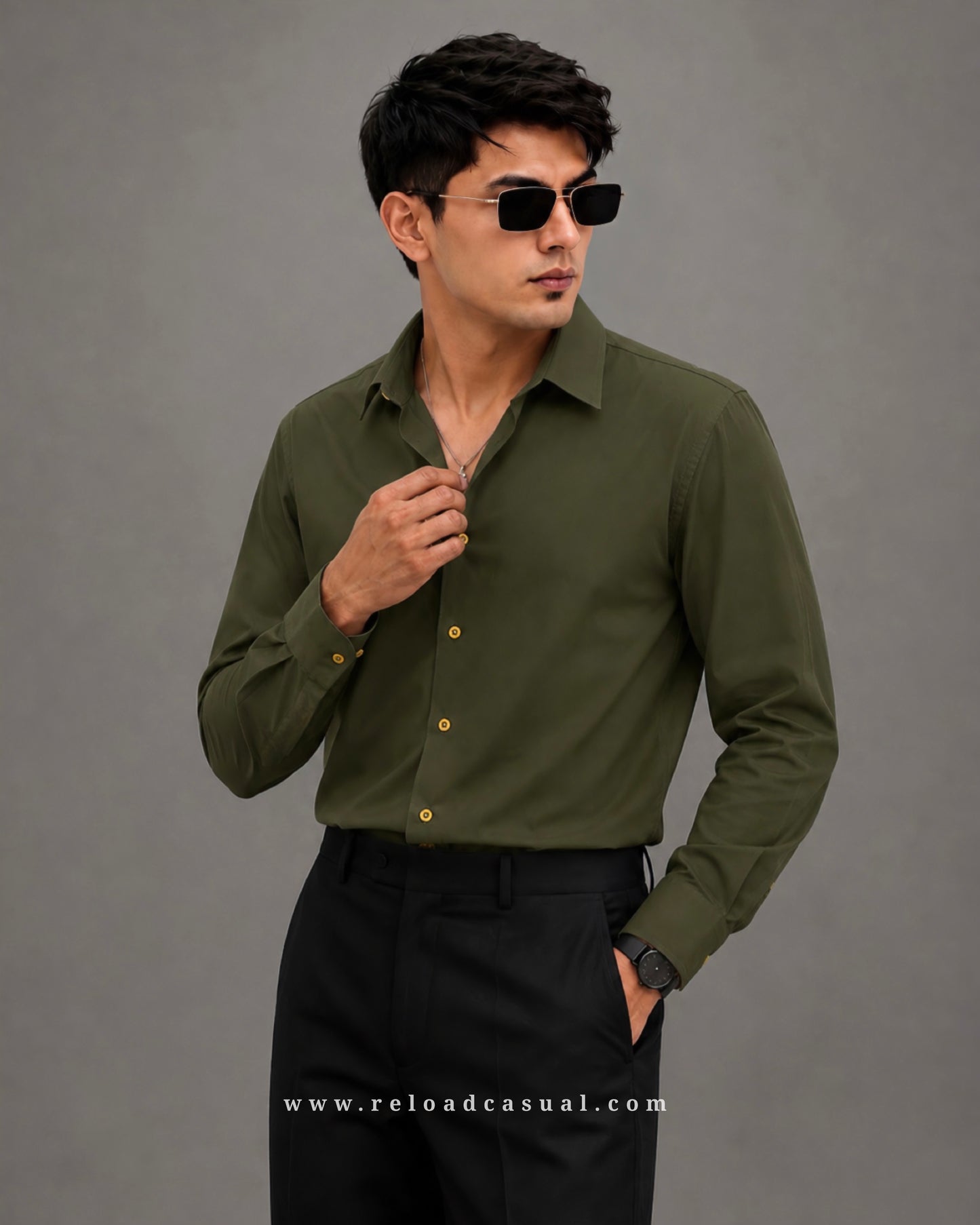 Premium Plain Slim Fit Shirt