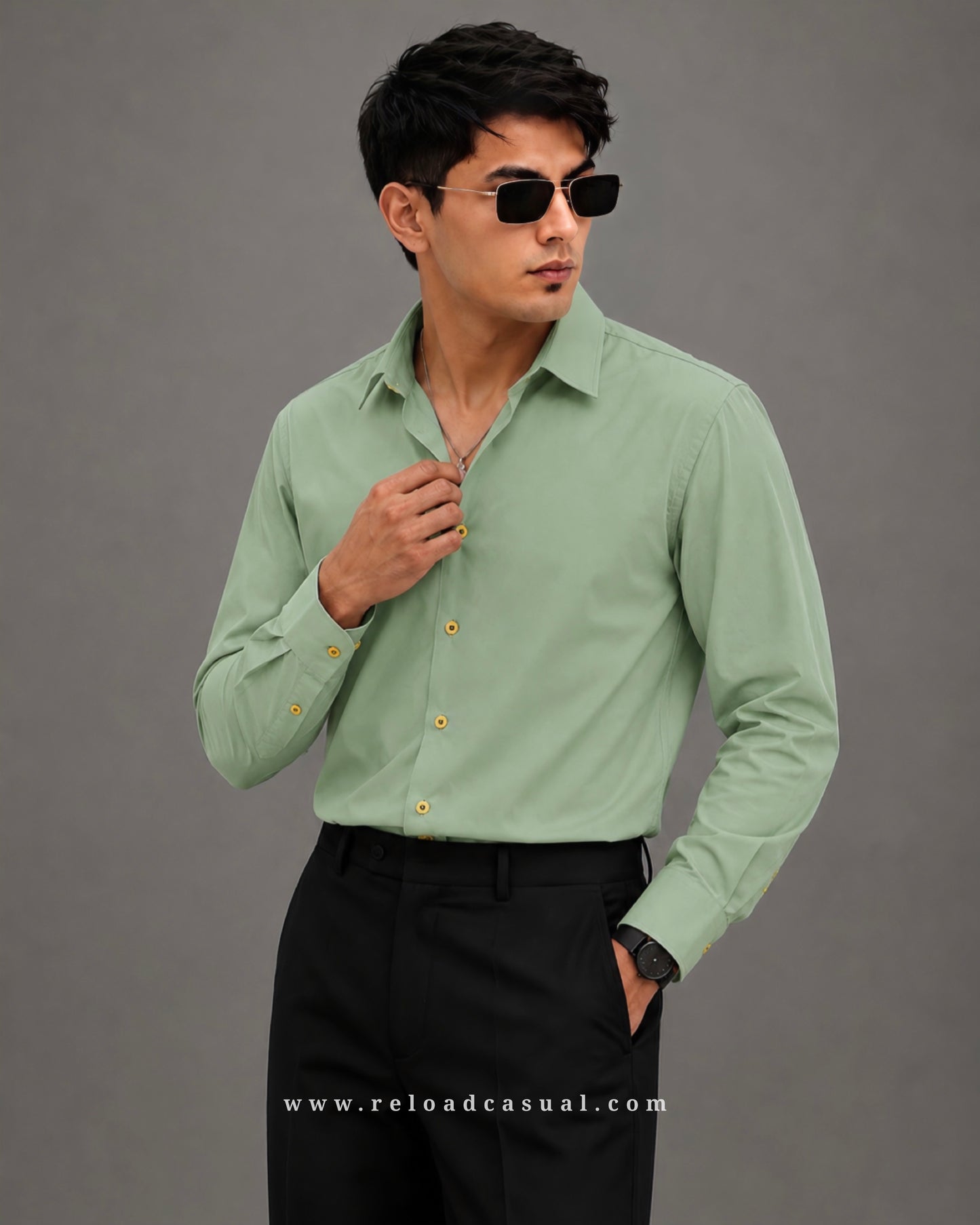 Premium Plain Slim Fit Shirt