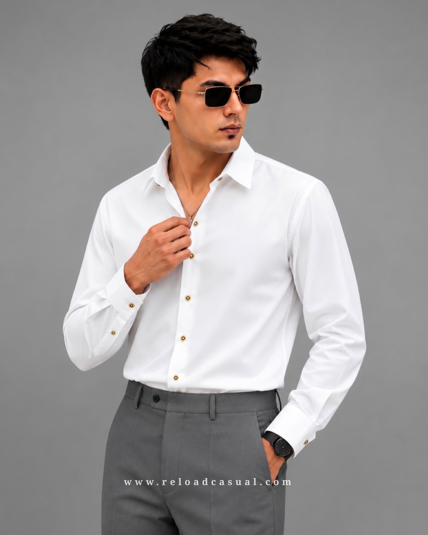 Premium Plain Slim Fit Shirt